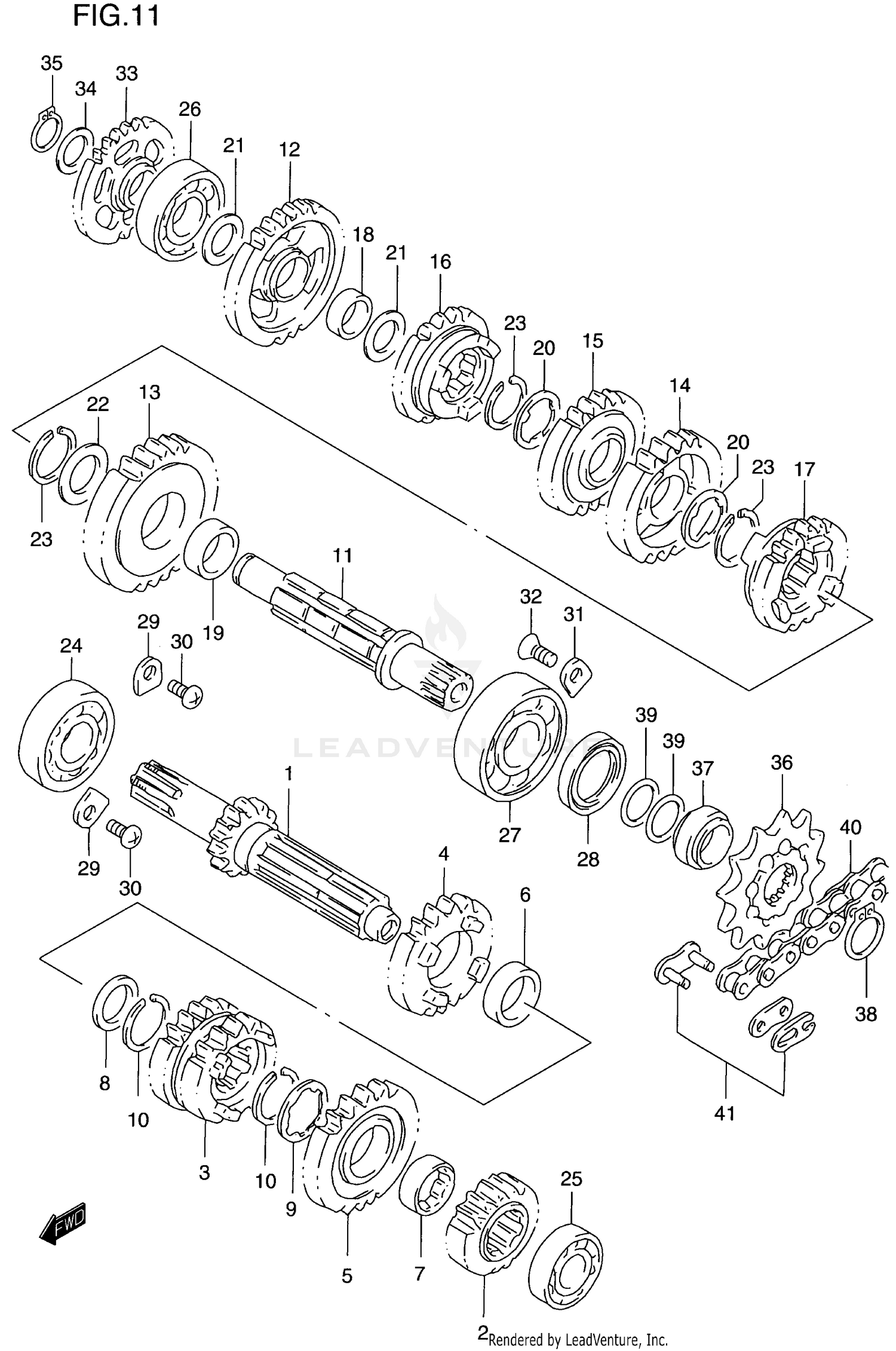 TRANSMISSION (MODEL T/V)