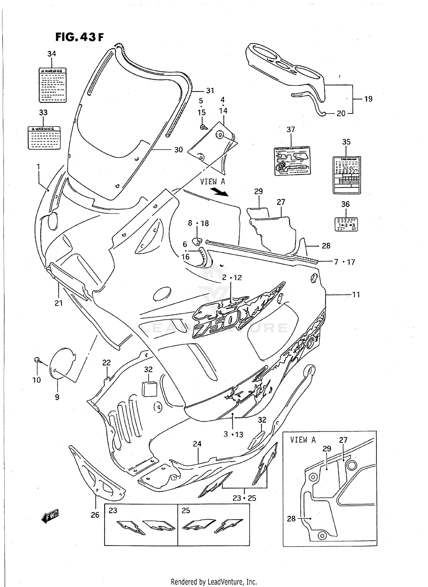 COWLING BODY (MODEL S)