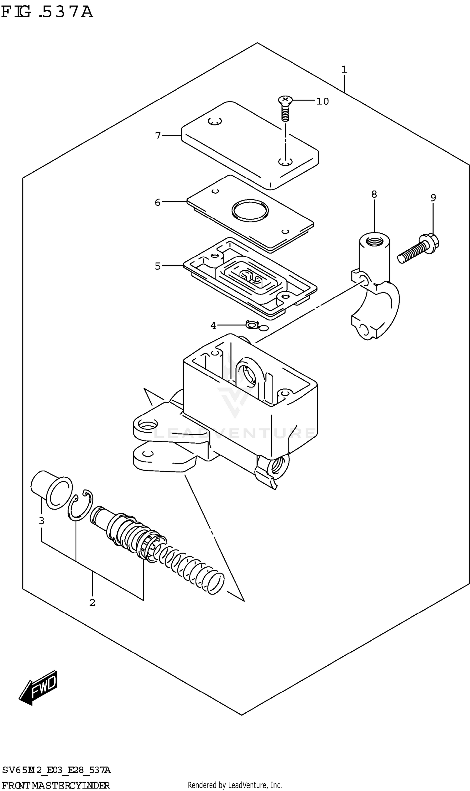 FRONT MASTER CYLINDER (SV650,SV650A)