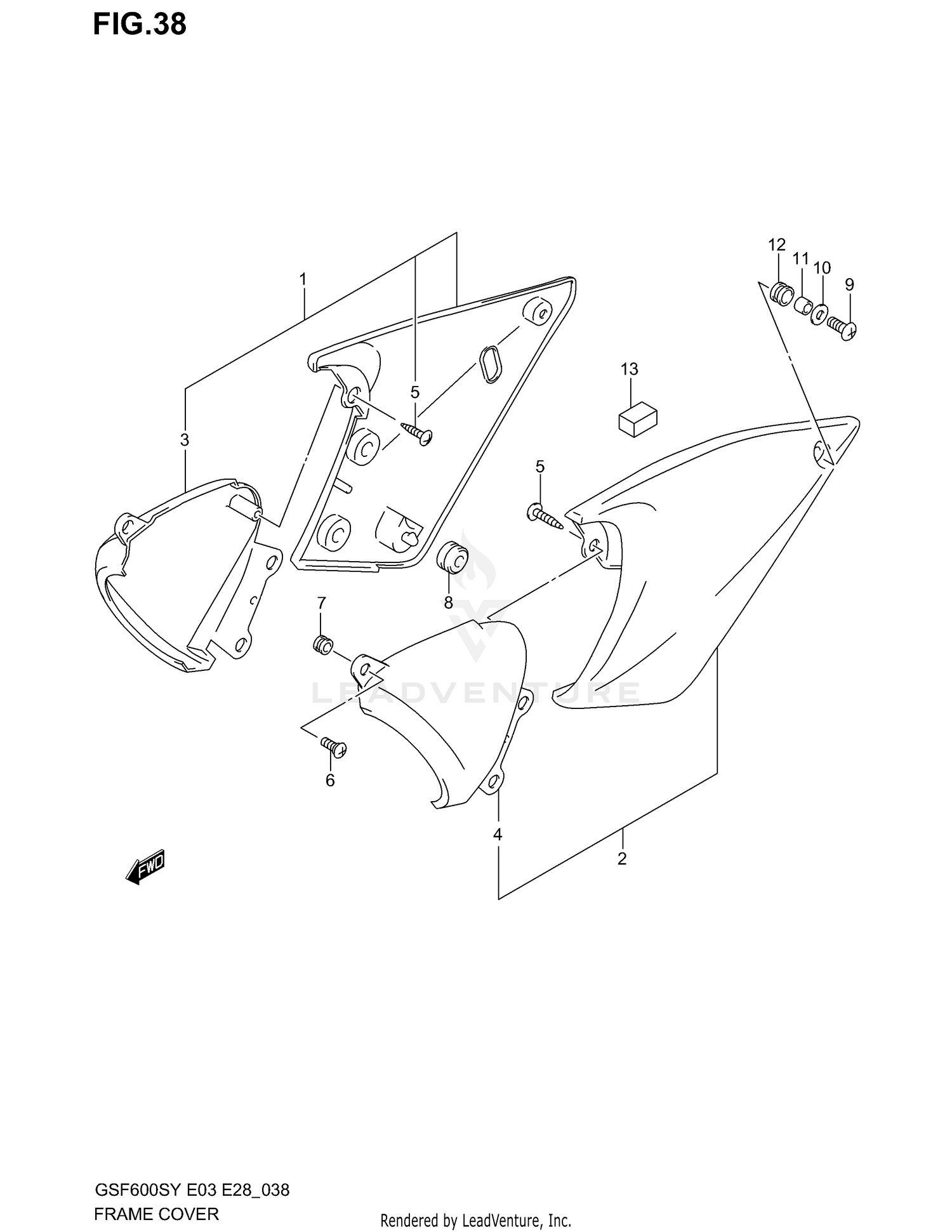 FRAME COVER (MODEL Y/K1)