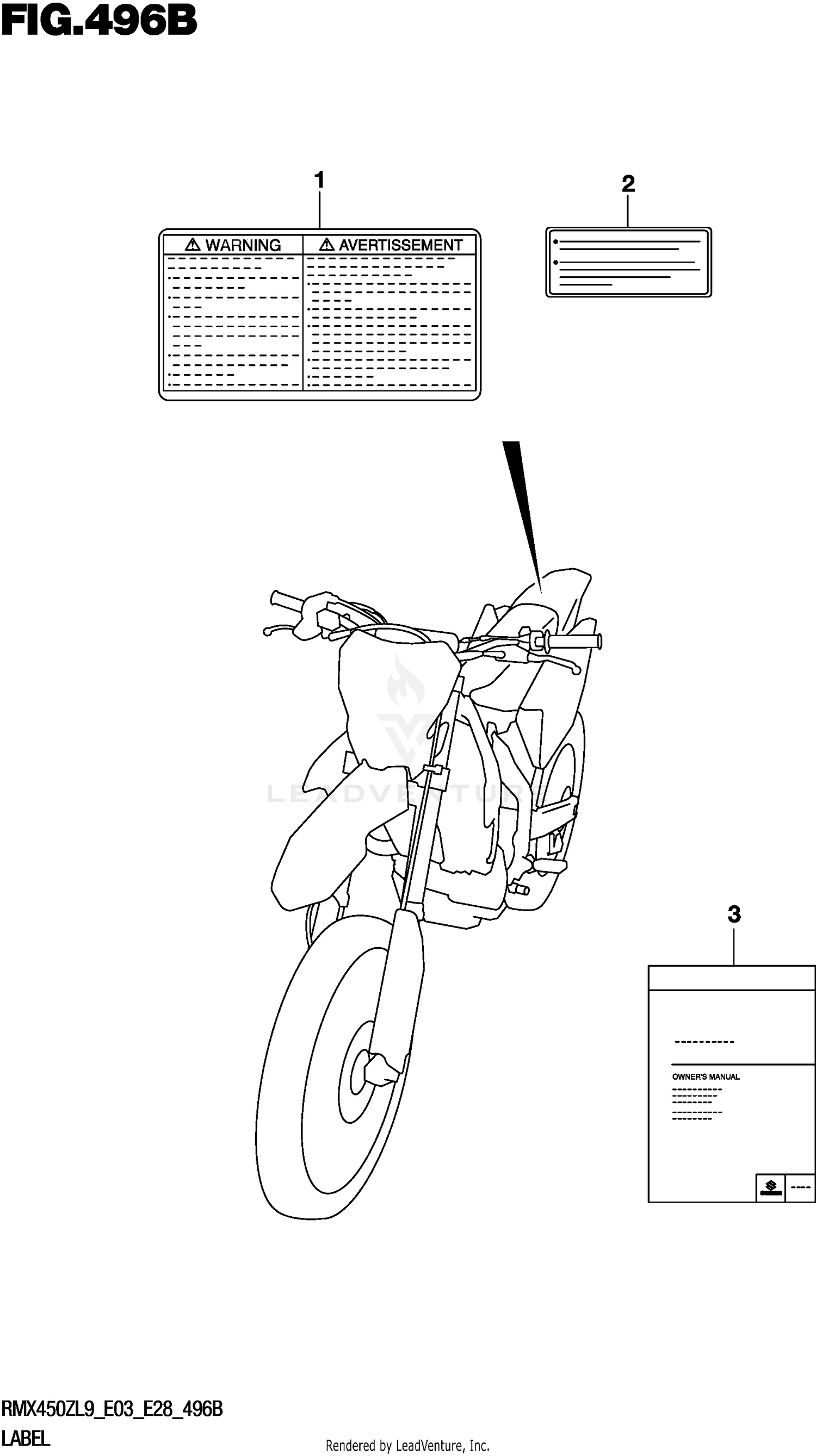 LABEL (RMX450ZL9 E28)