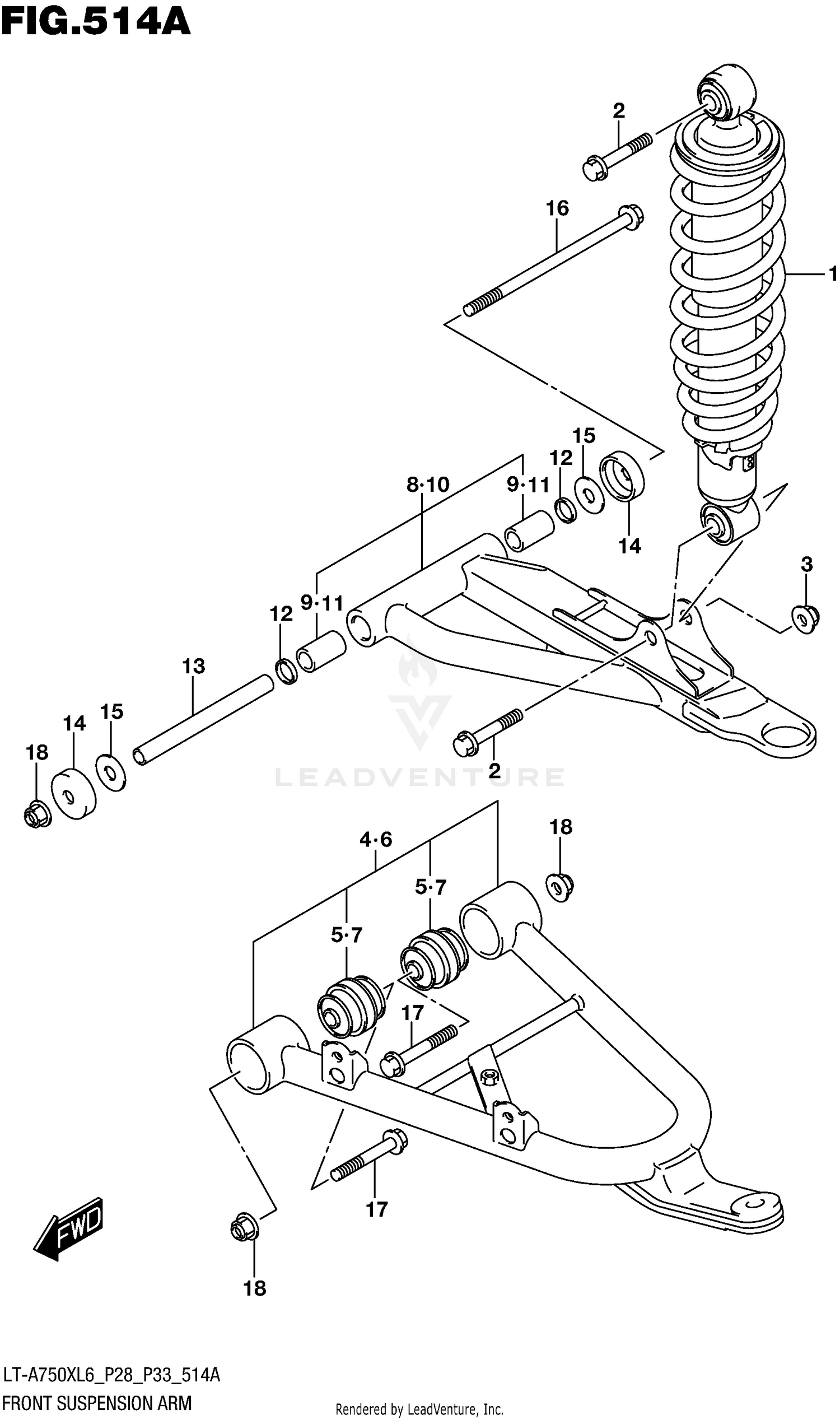 FRONT SUSPENSION ARM