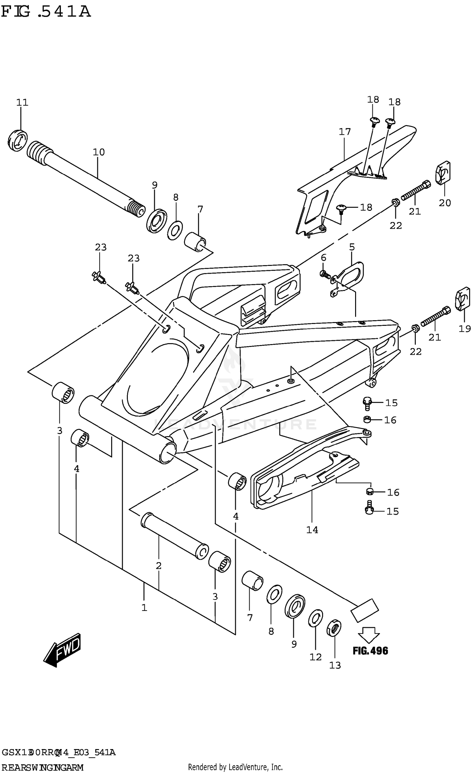 REAR SWINGINGARM