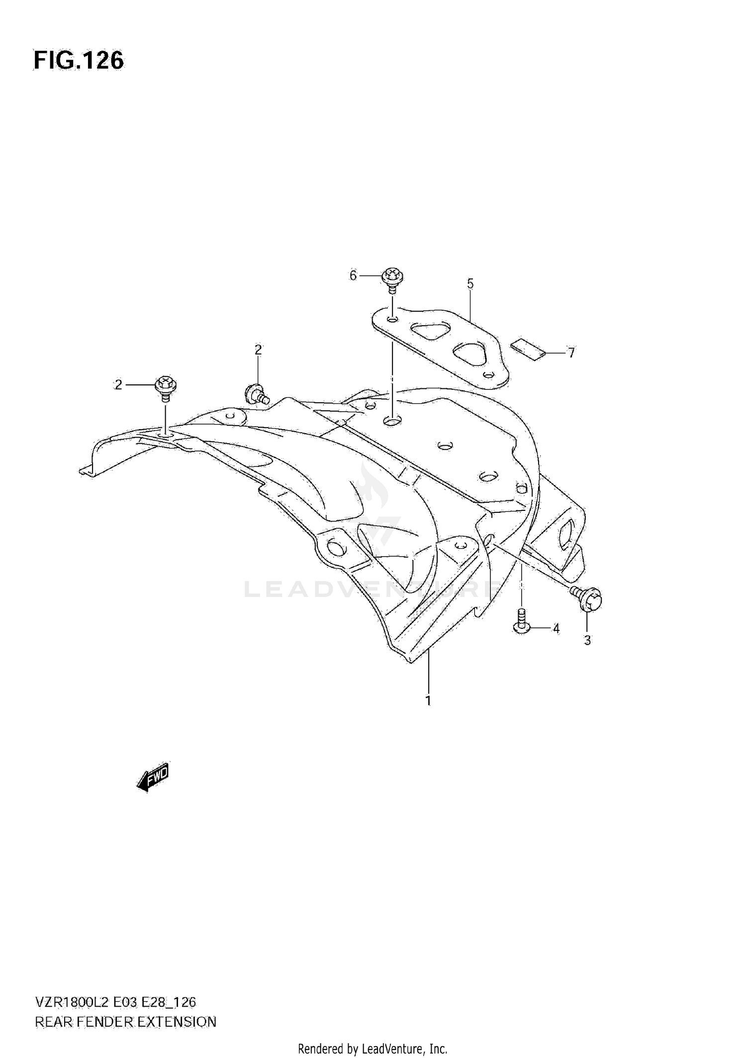 REAR FENDER EXTENSION