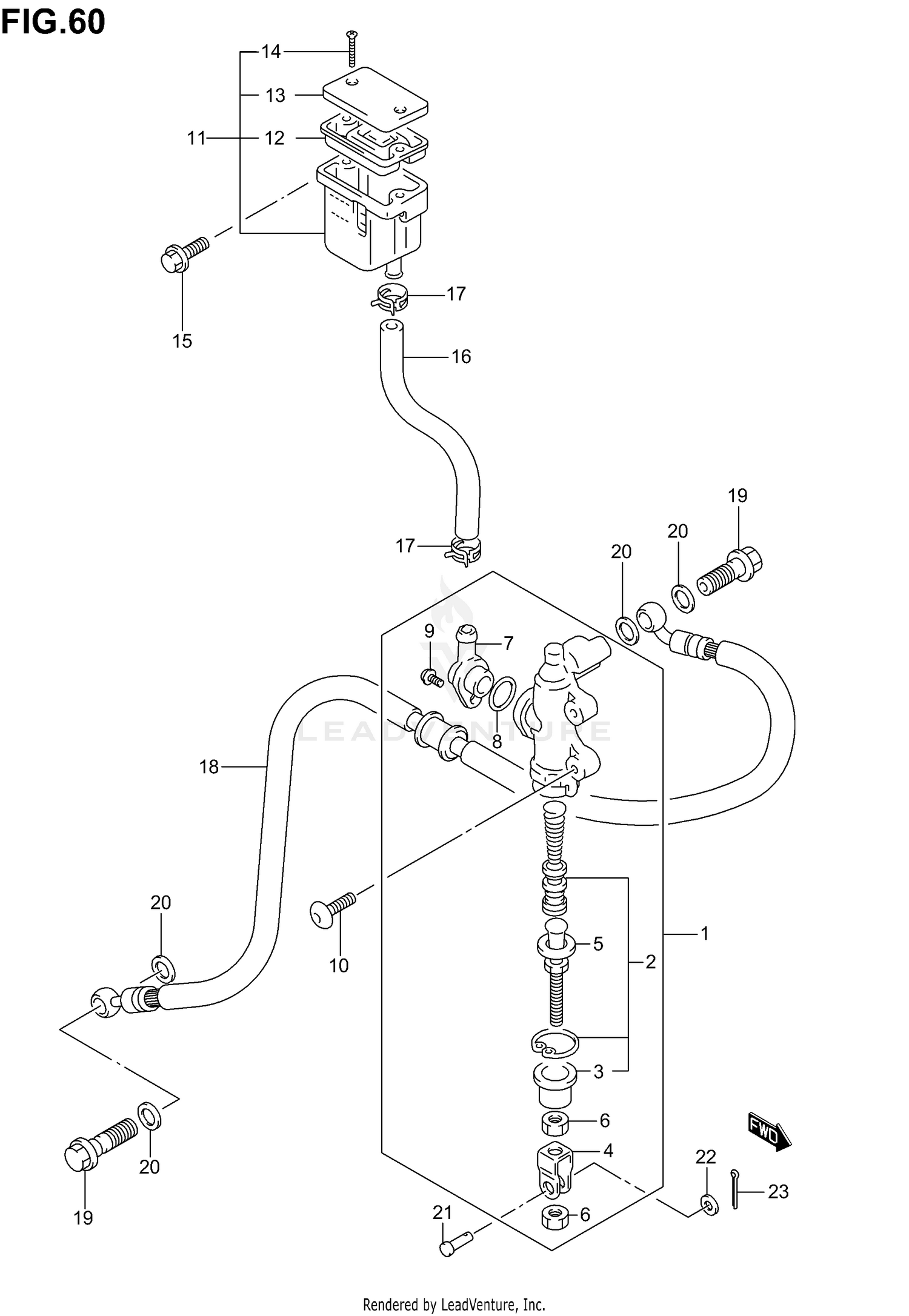 REAR MASTER CYLINDER