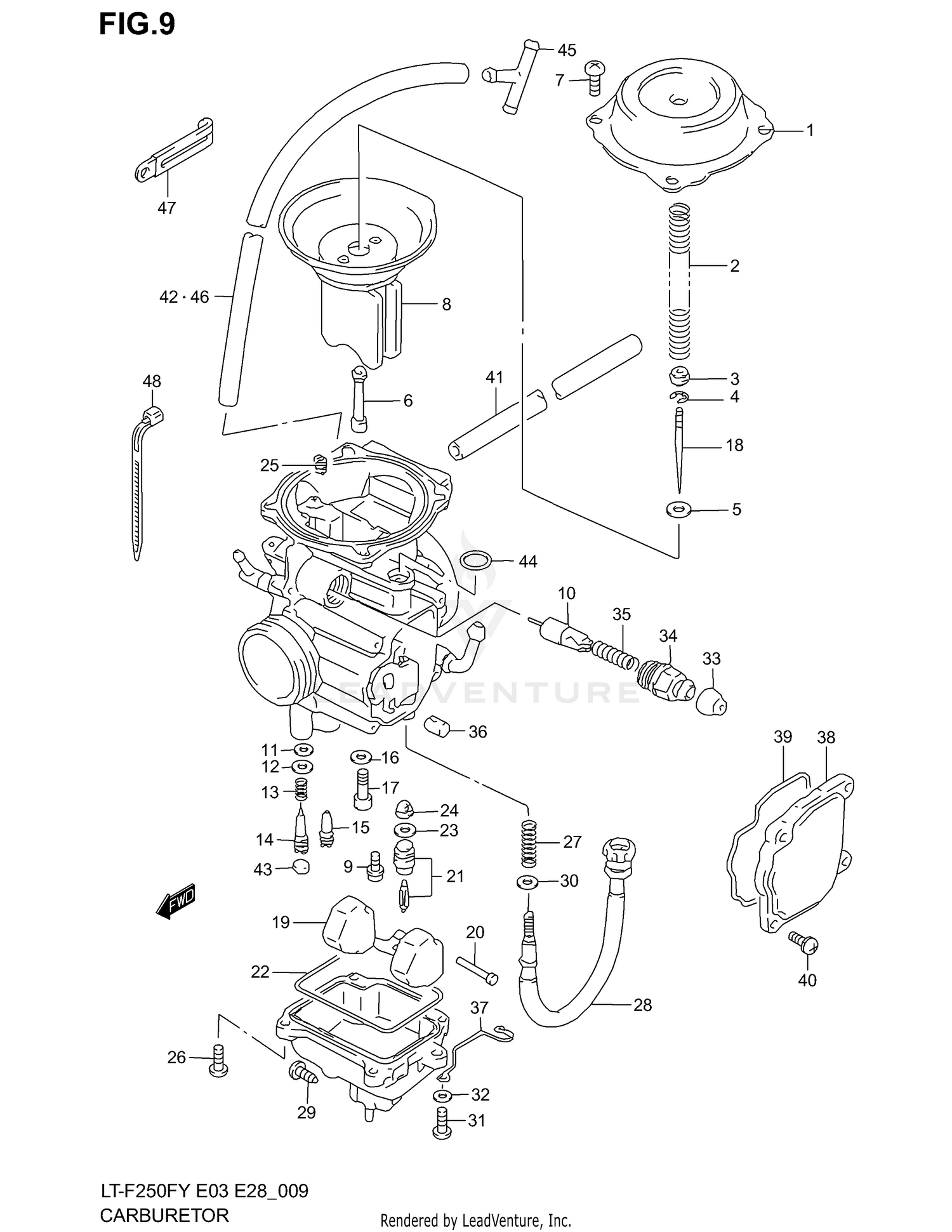 CARBURETOR (MODEL X)