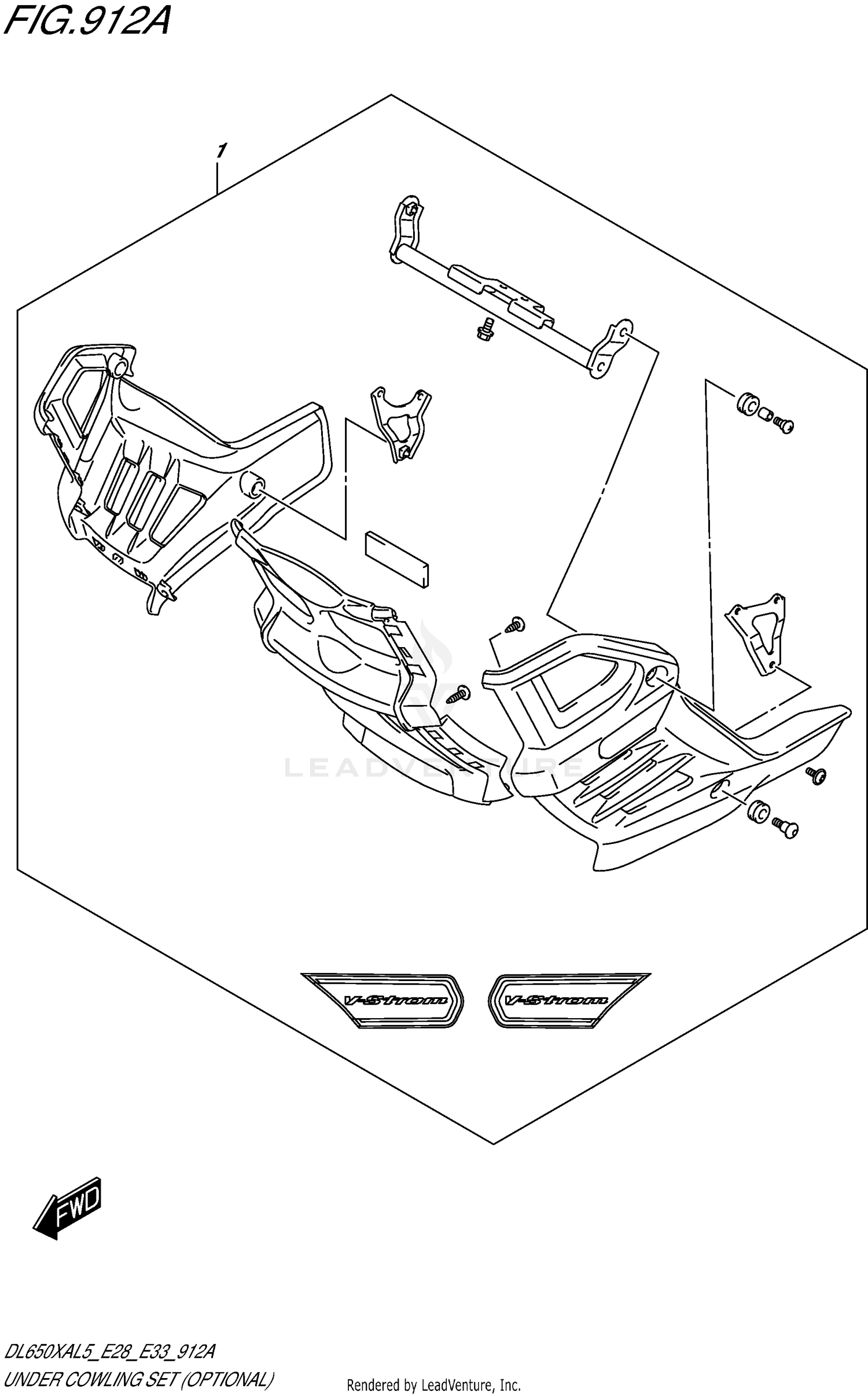 UNDER COWLING SET (OPTIONAL)