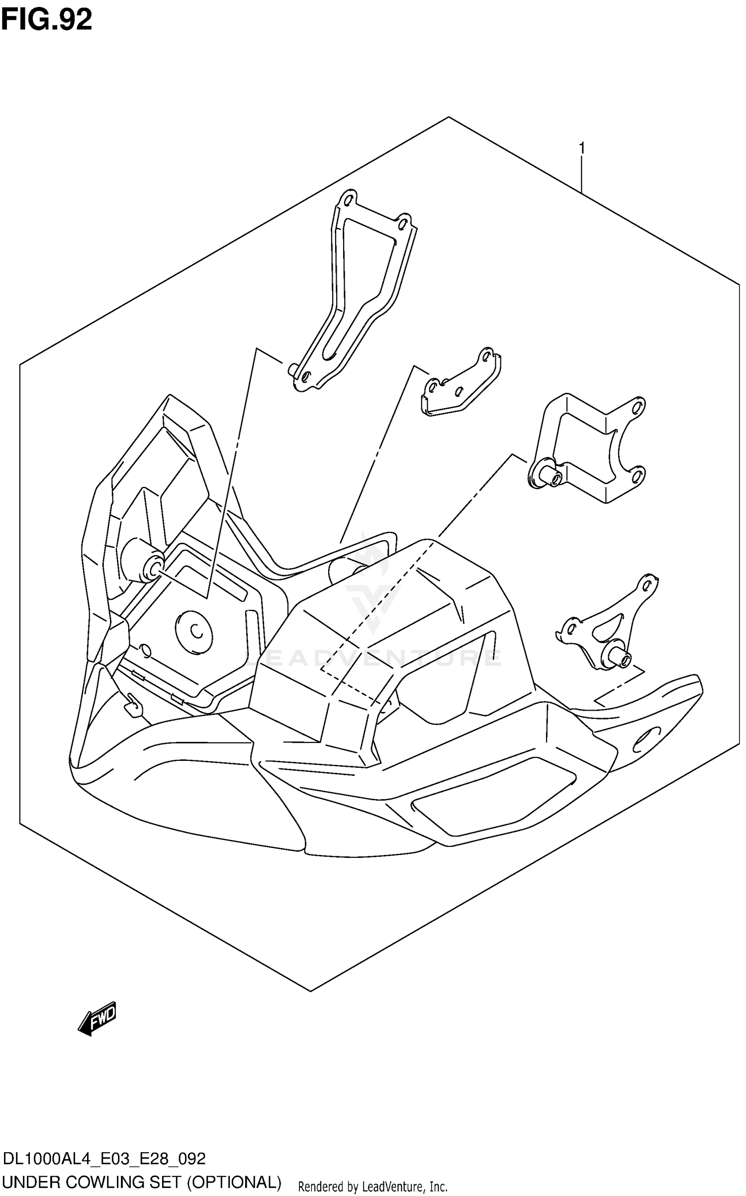 UNDER COWLING SET (OPTIONAL)
