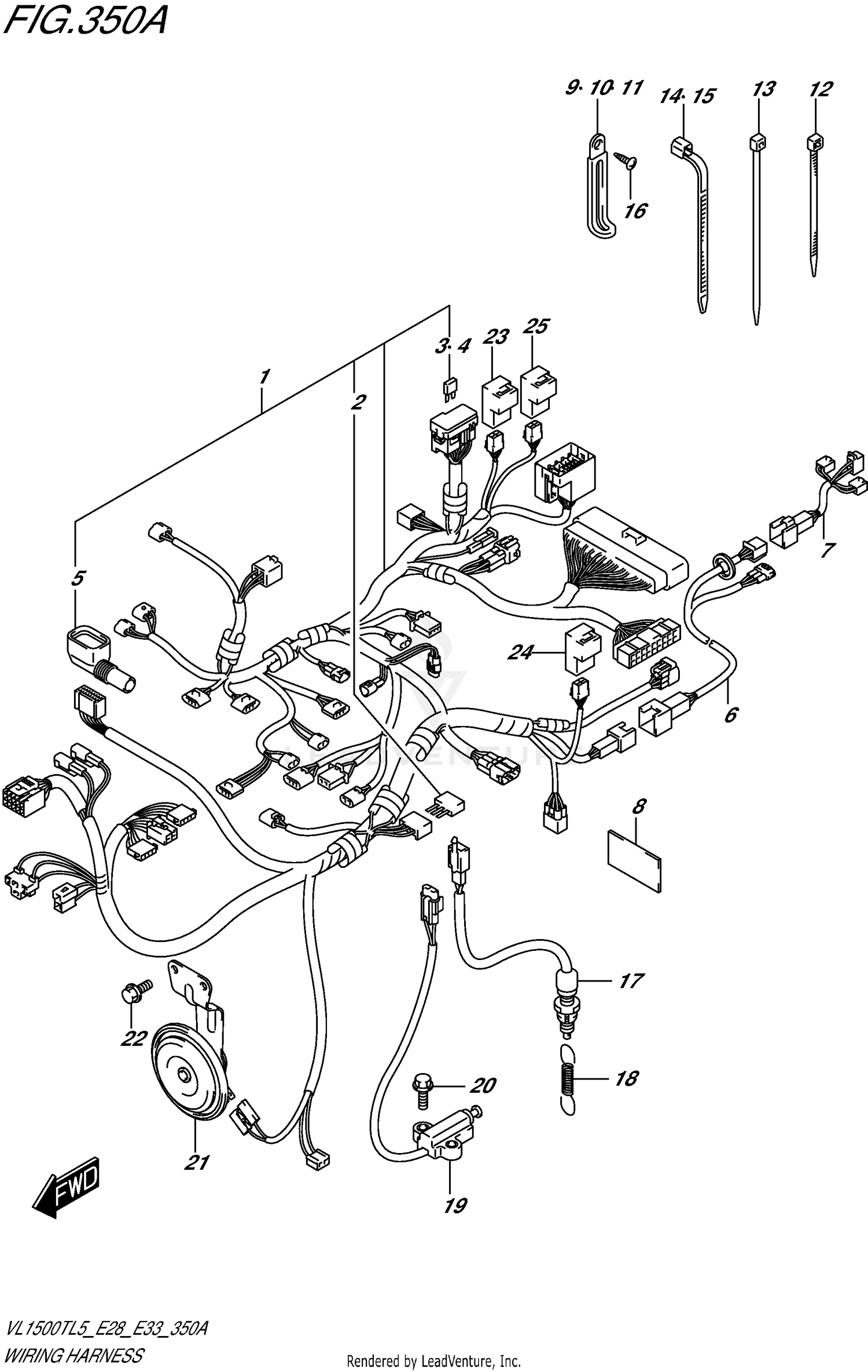 WIRING HARNESS (VL1500TL5 E28)