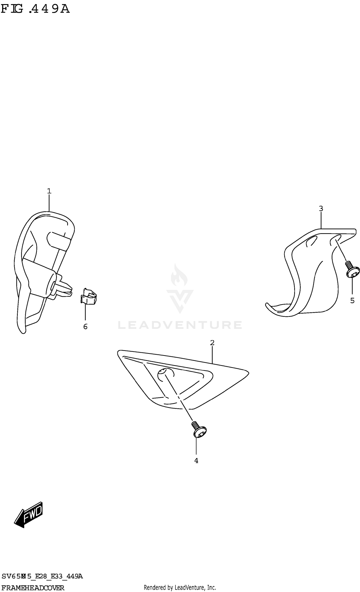 FRAME HEAD COVER (SV650A)