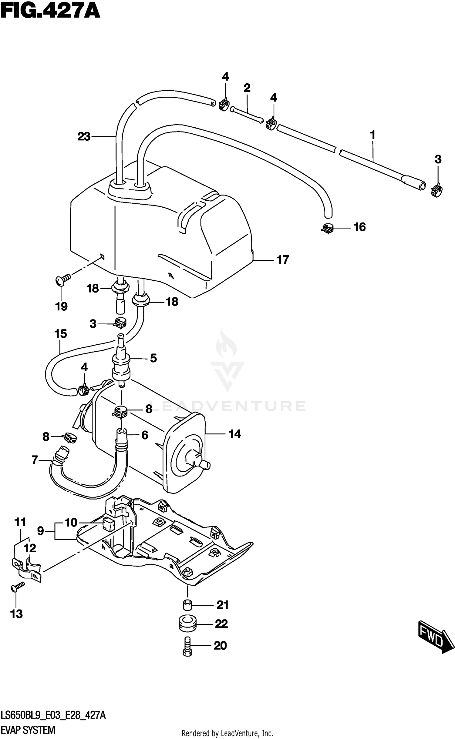 EVAP SYSTEM (LS650BL9 E33)