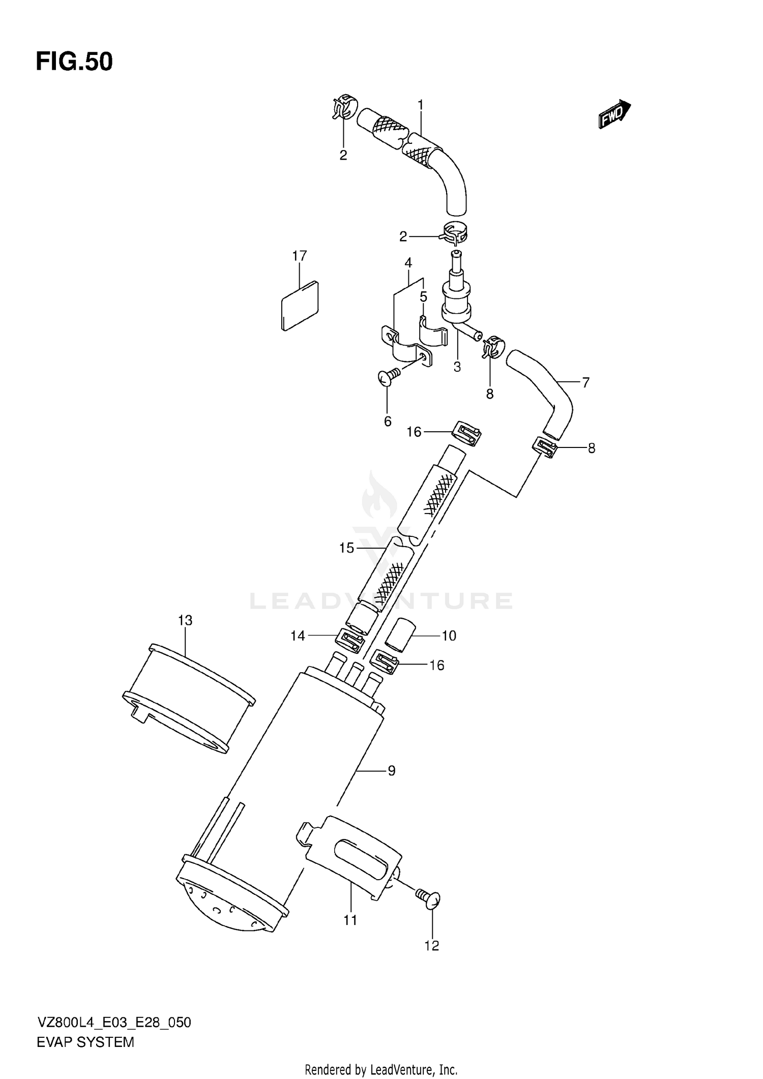 EVAP SYSTEM (VZ800L4 E33)