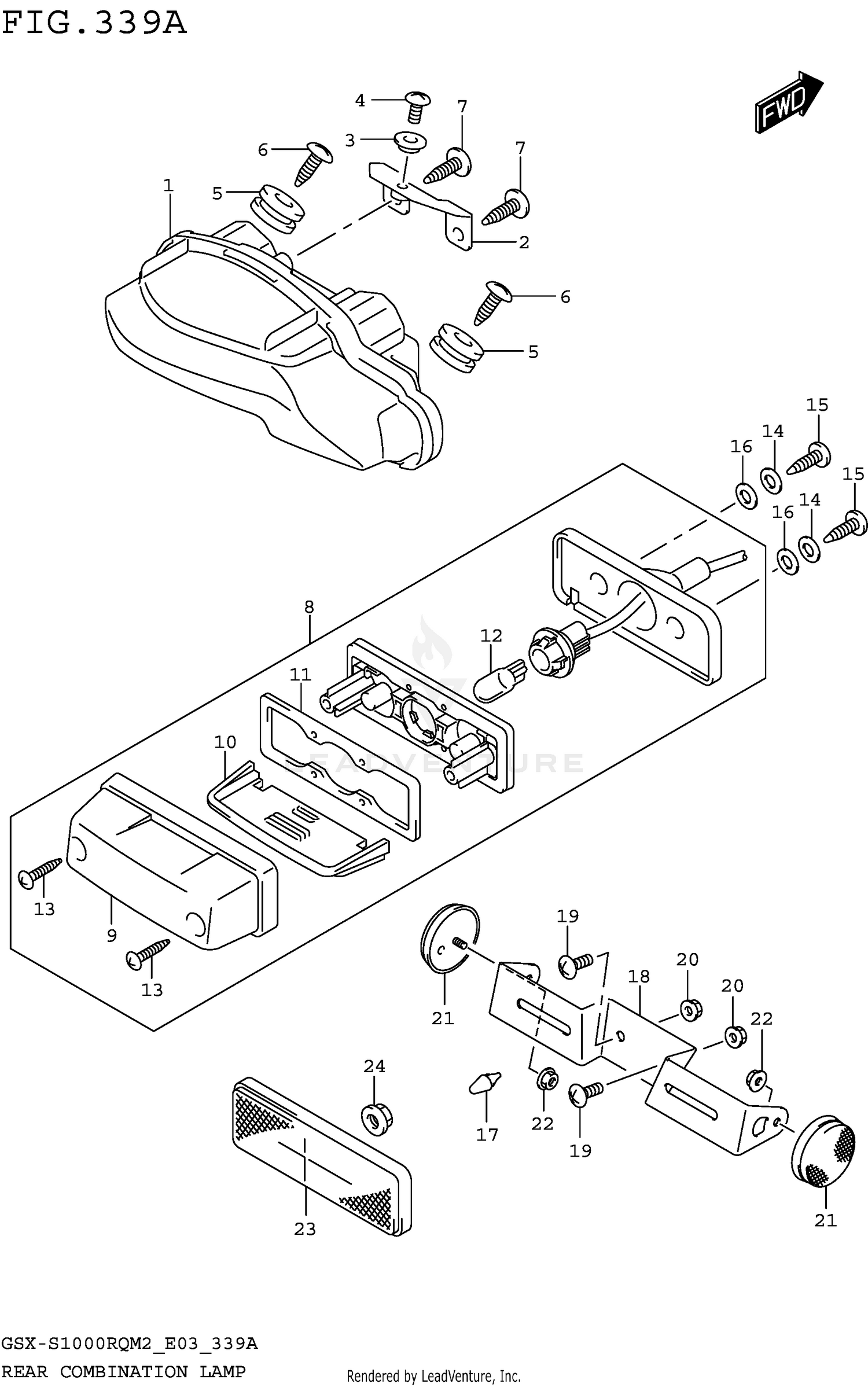 REAR COMBINATION LAMP