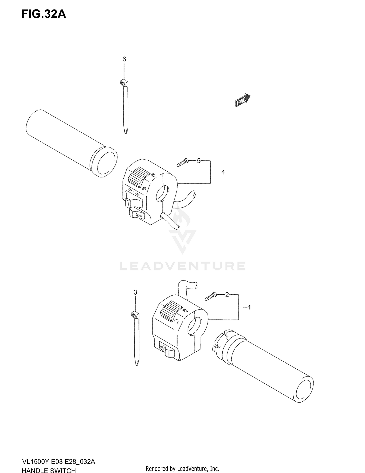 HANDLE SWITCH (MODEL K3)