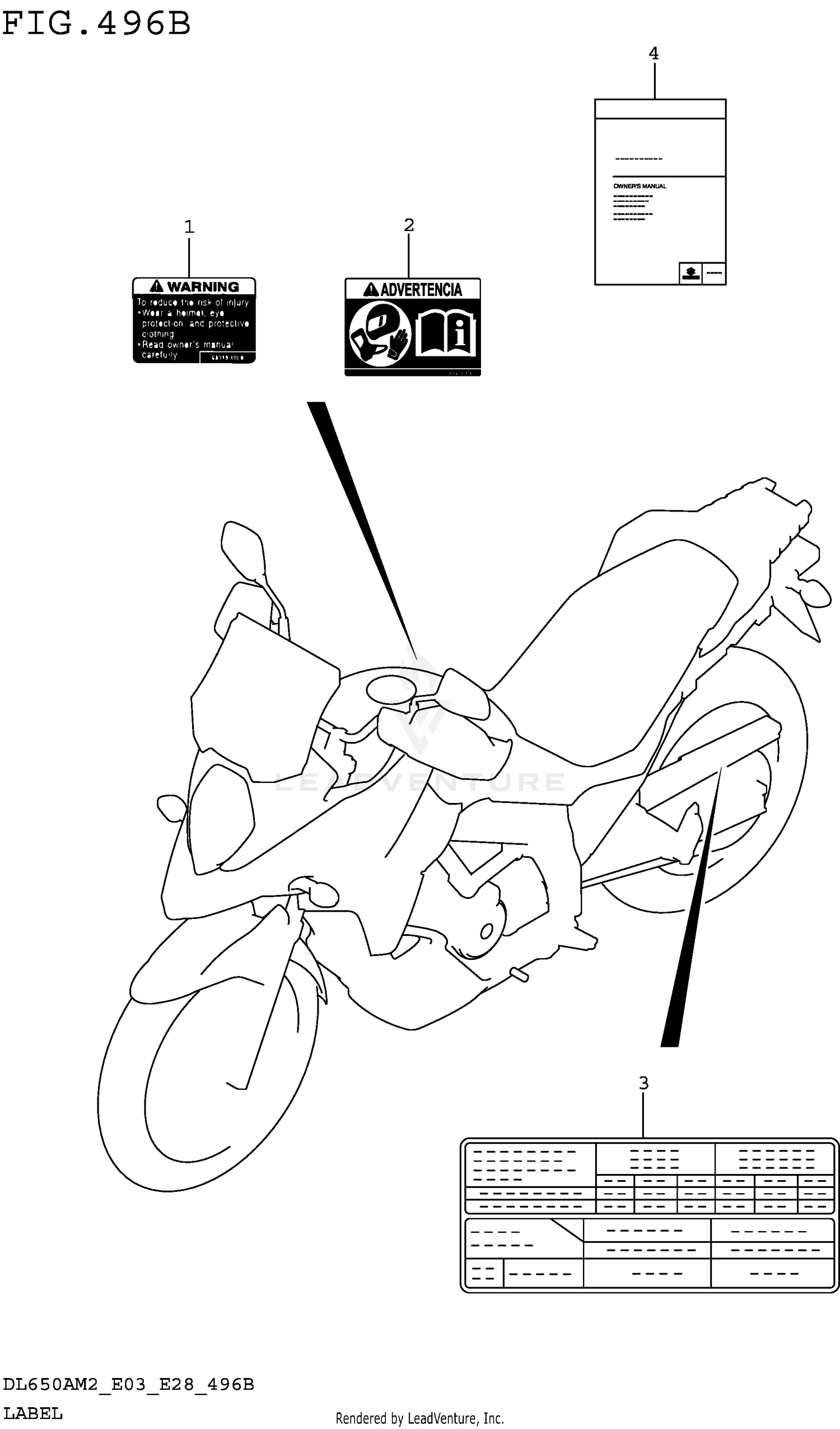 LABEL (DL650AM2 E28)