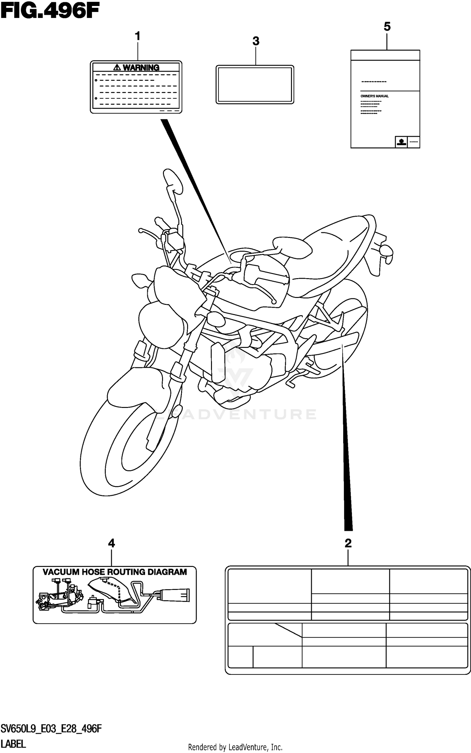 LABEL (SV650XAL9 E33)