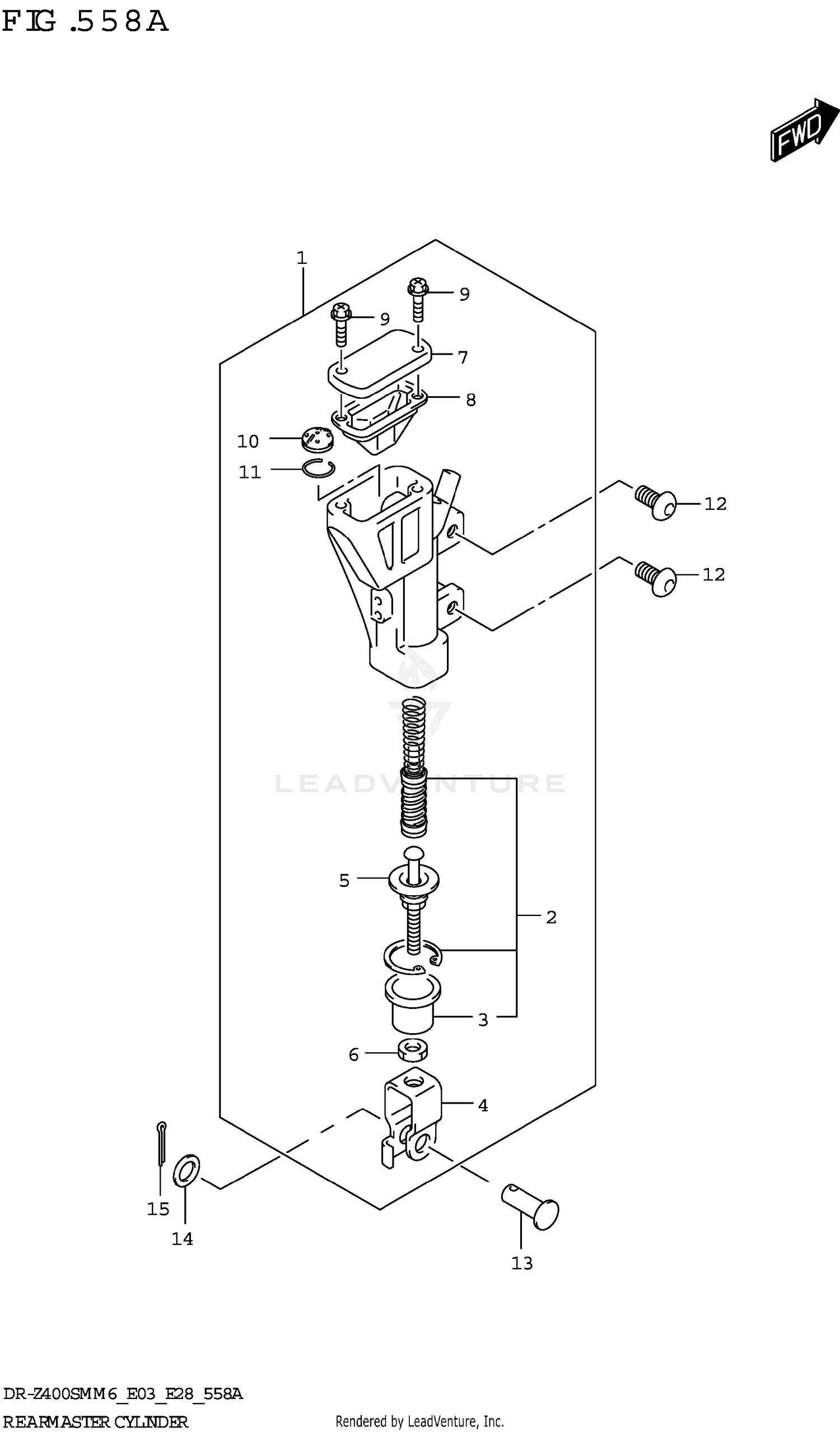 REAR MASTER CYLINDER