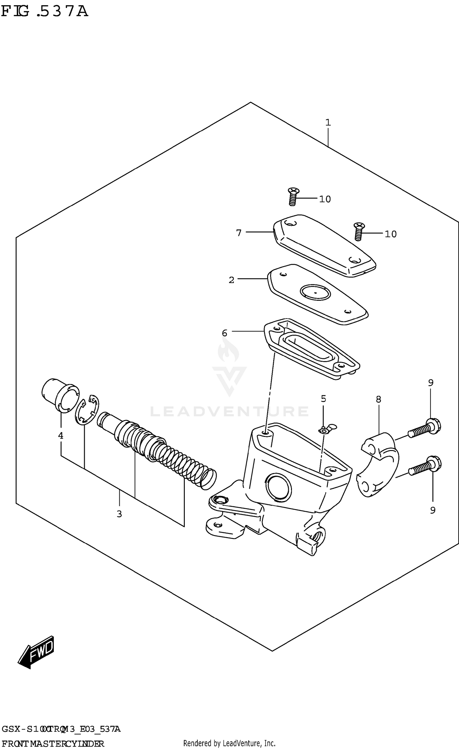 FRONT MASTER CYLINDER
