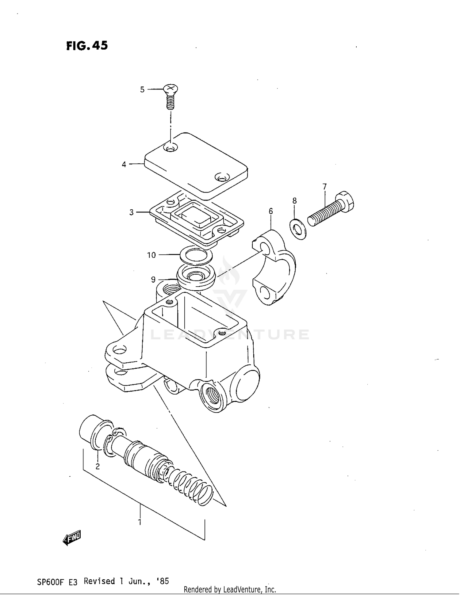FRONT MASTER CYLINDER