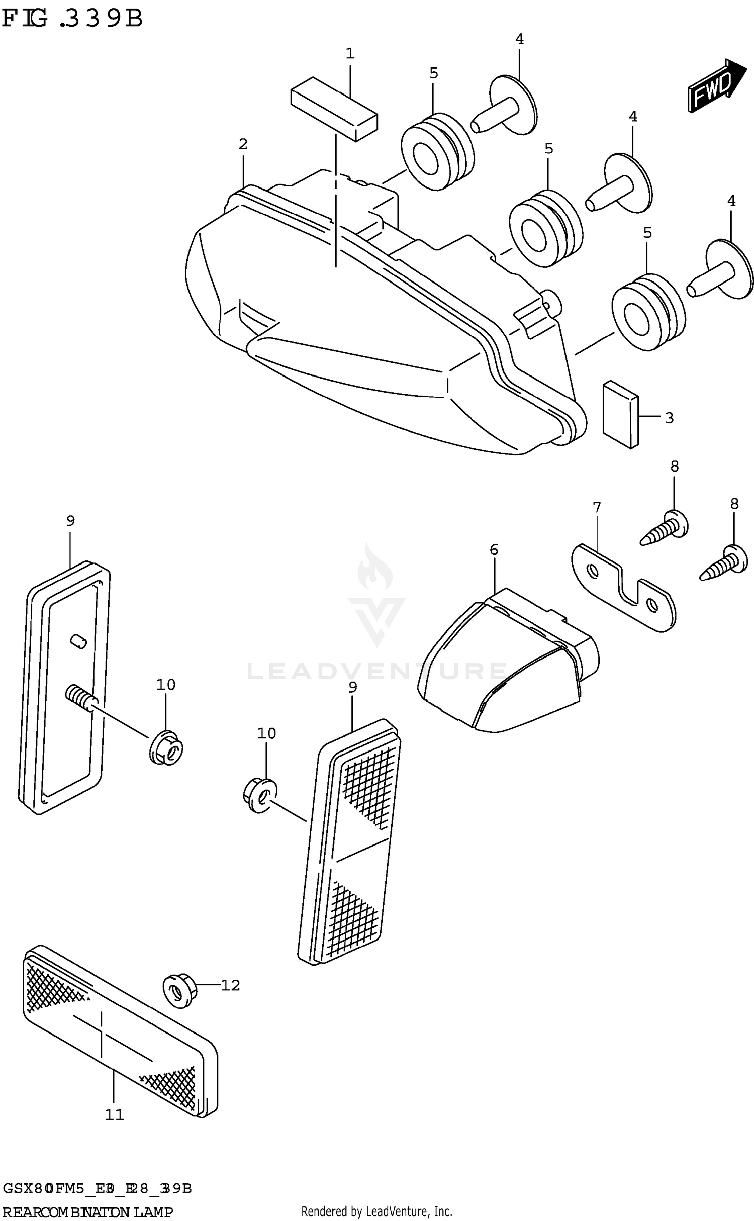 REAR COMBINATION LAMP