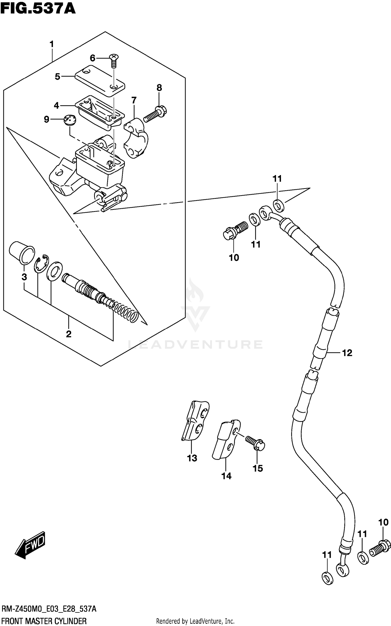 FRONT MASTER CYLINDER