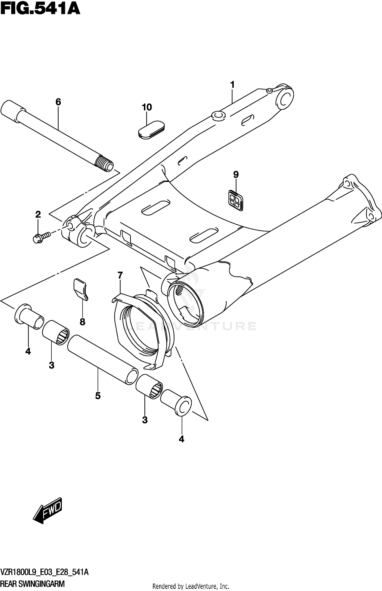 REAR SWINGINGARM