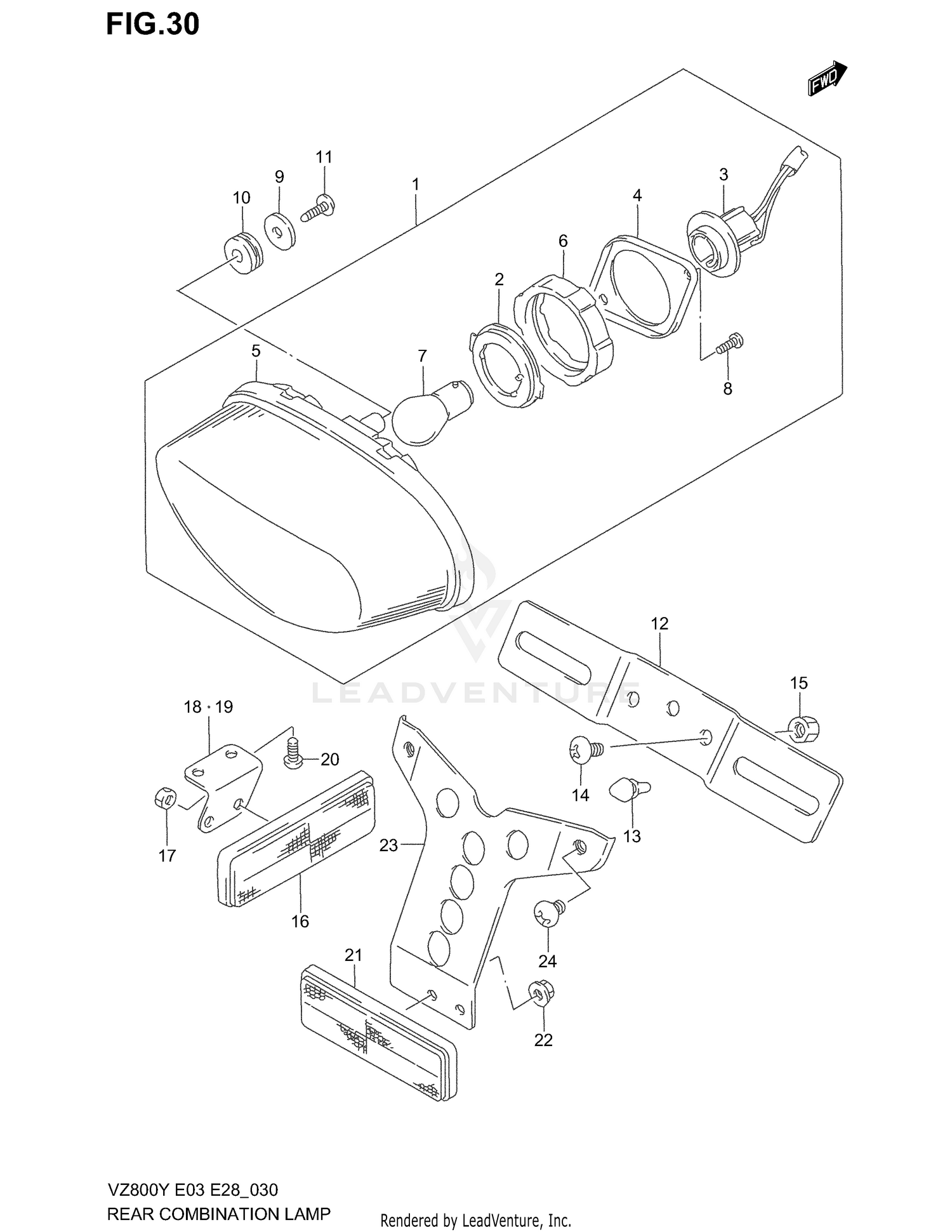REAR COMBINATION LAMP