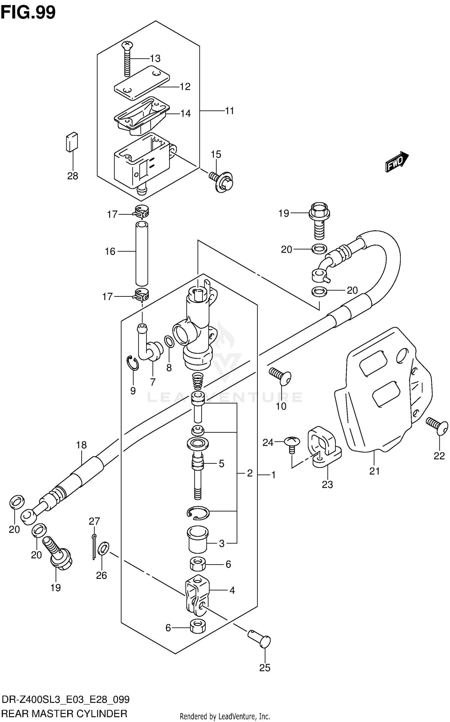 REAR MASTER CYLINDER
