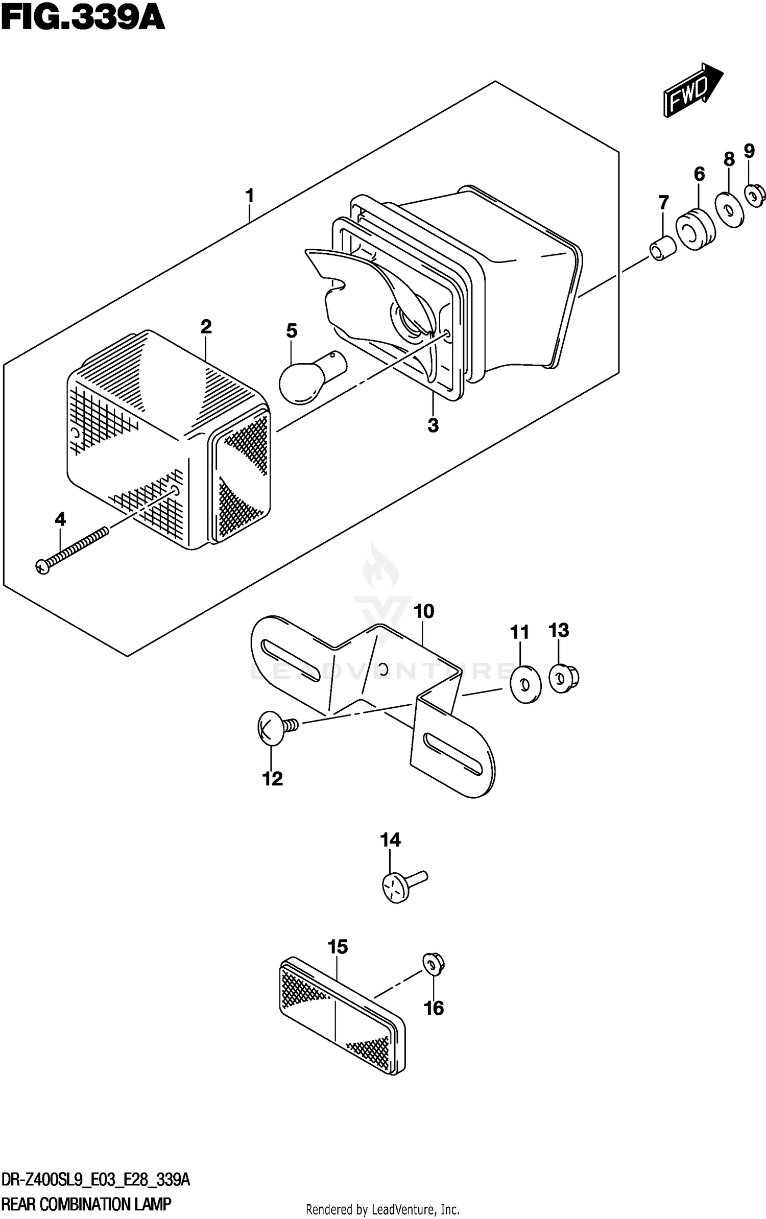 REAR COMBINATION LAMP