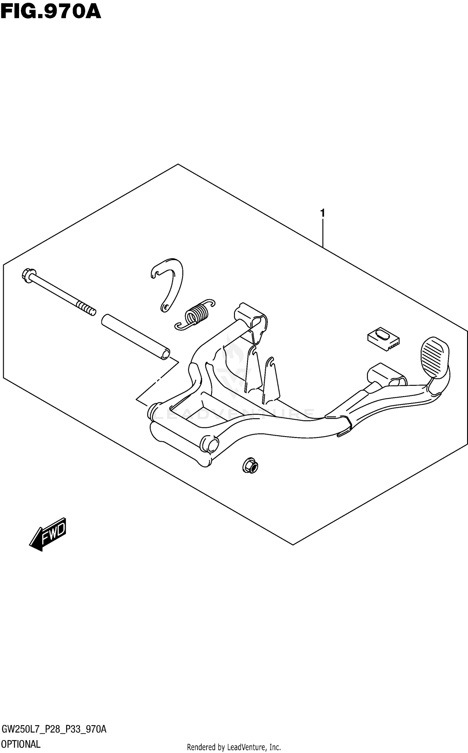 OPTIONAL (CENTER STAND SET)