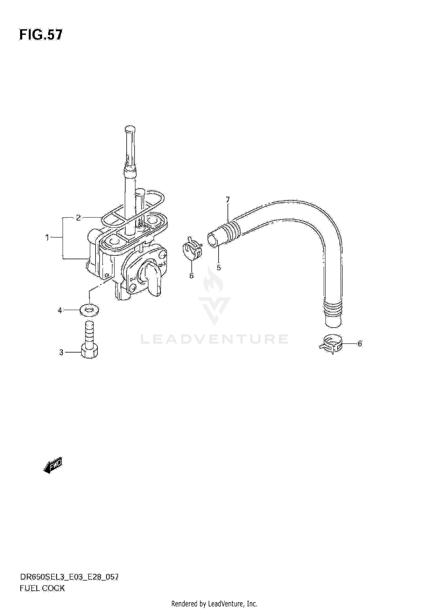 FUEL COCK (DR650SEL3 E28)