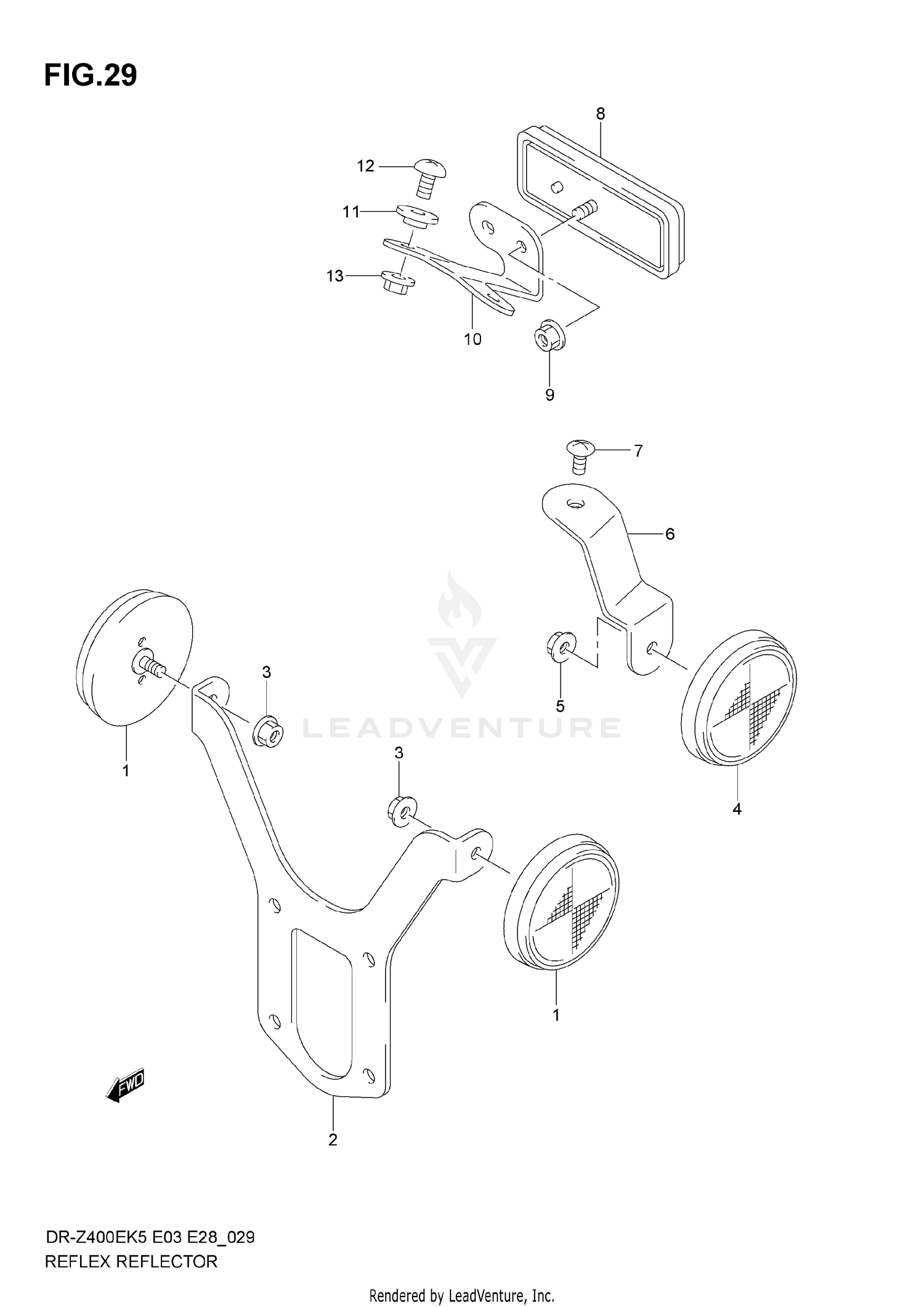 REFLEX REFLECTOR (E28)