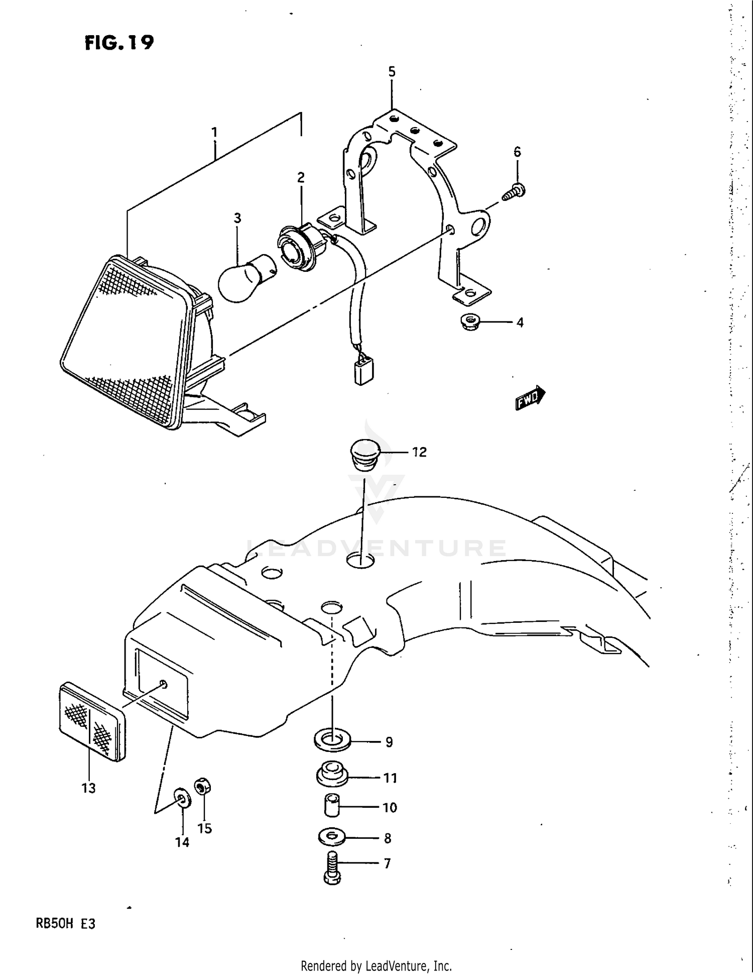 REAR COMBINATION LAMP