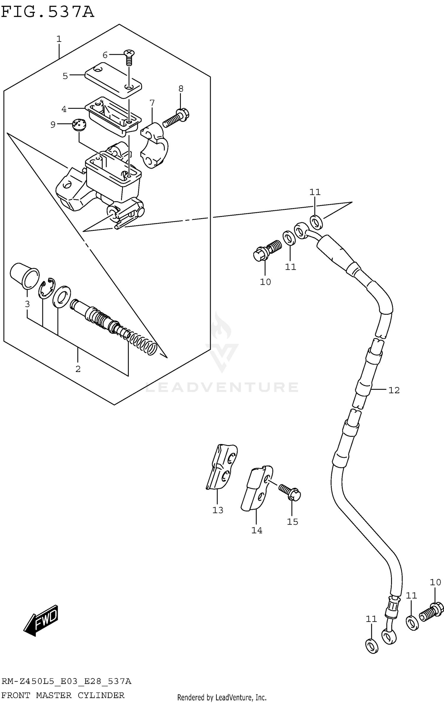 FRONT MASTER CYLINDER