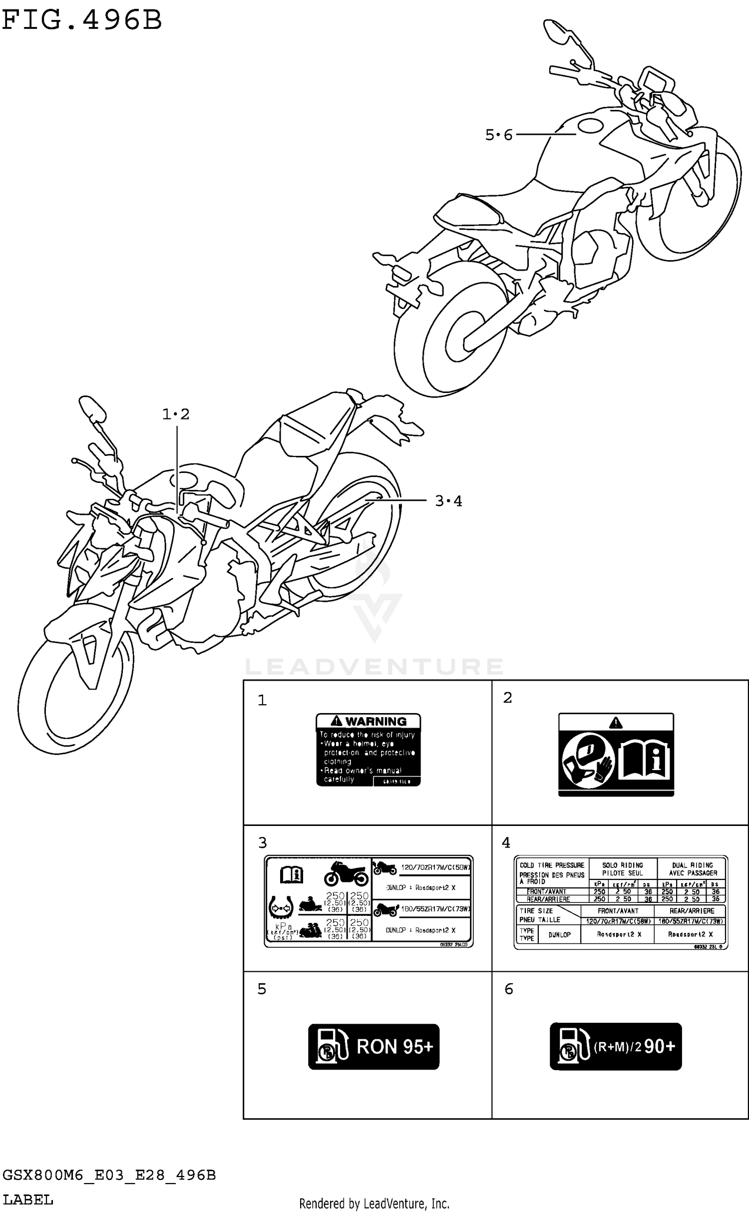 LABEL (GSX800RQM6_E28)