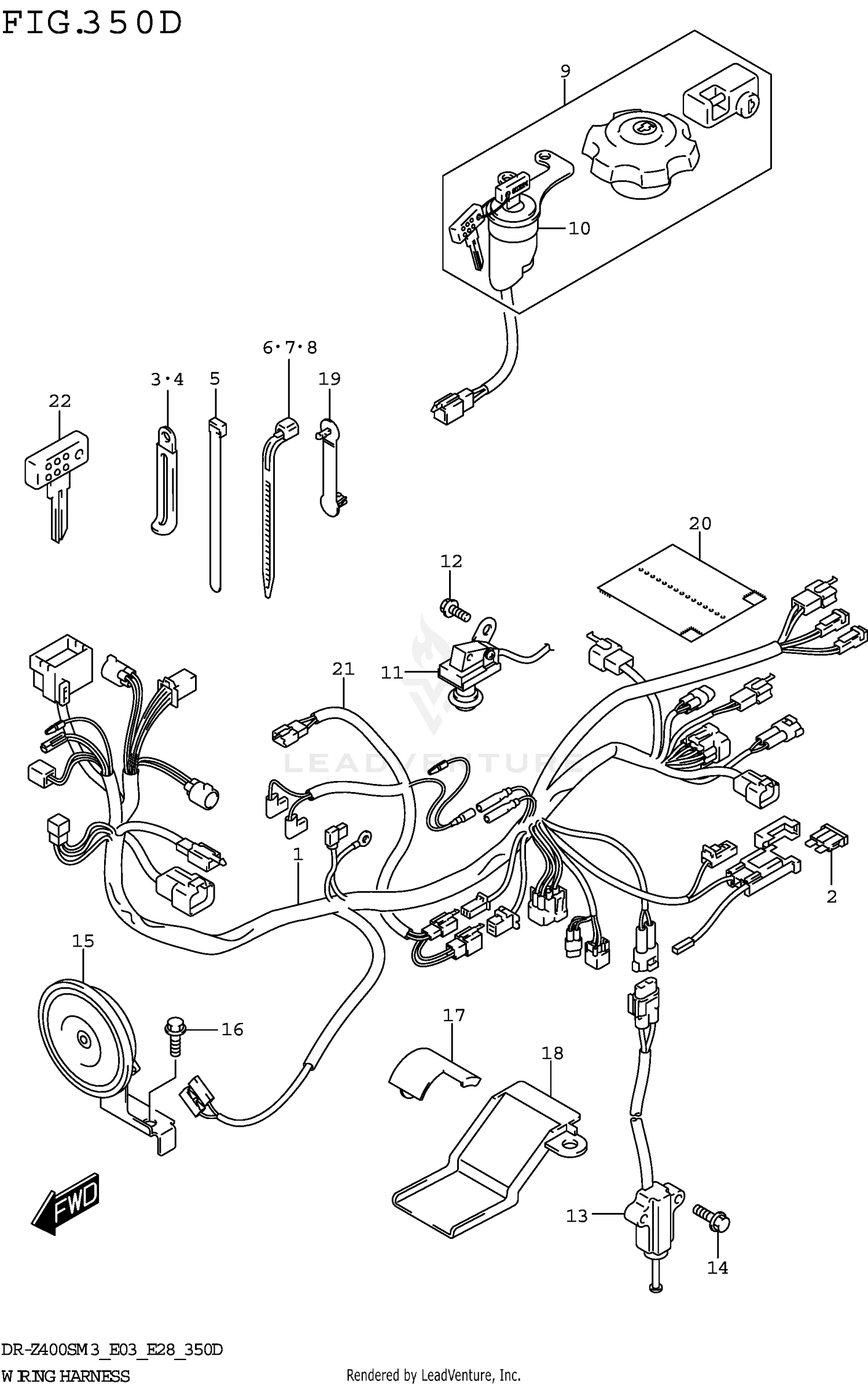 WIRING HARNESS (DR-Z400SMM3 E03)