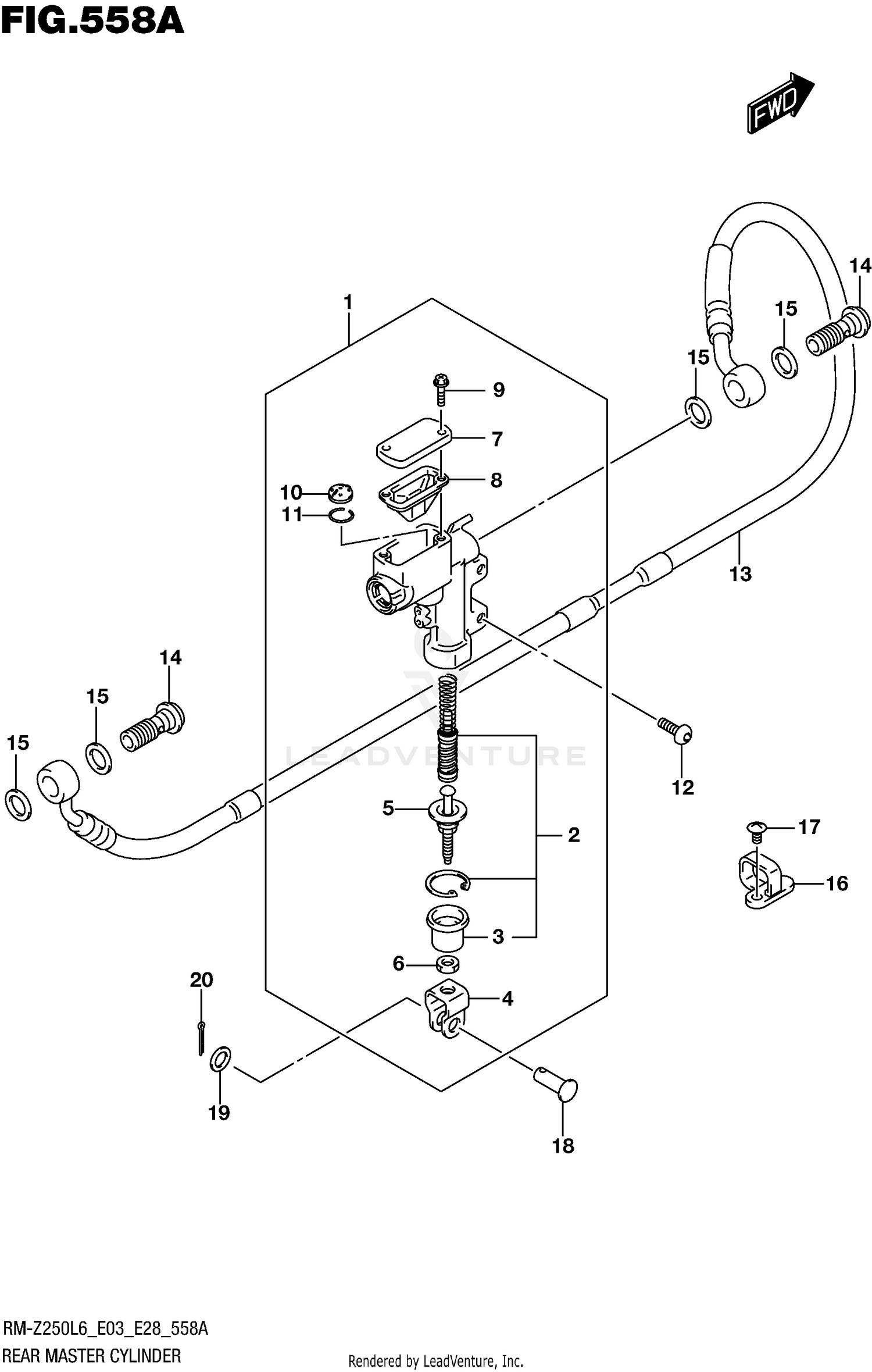 REAR MASTER CYLINDER