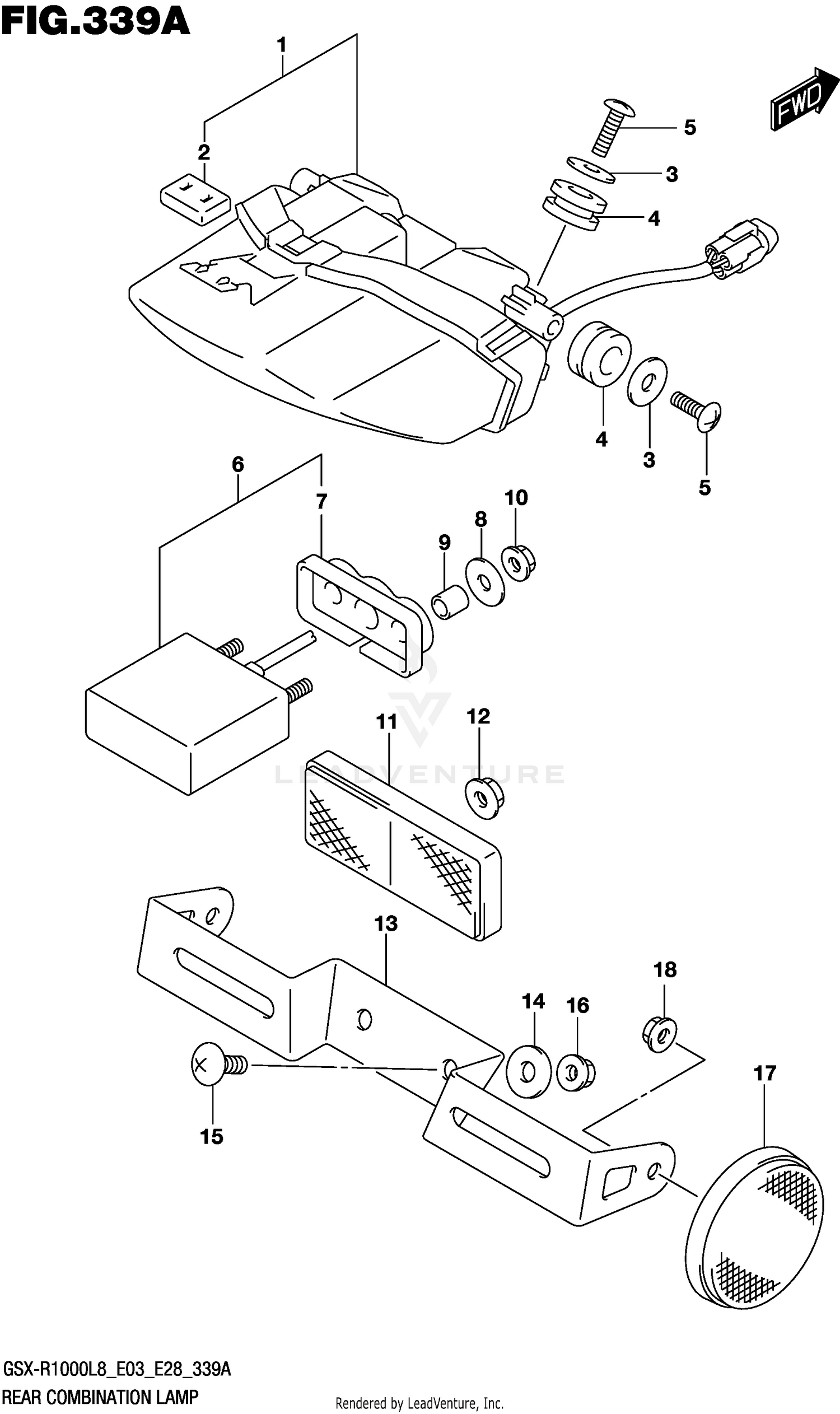 REAR COMBINATION LAMP