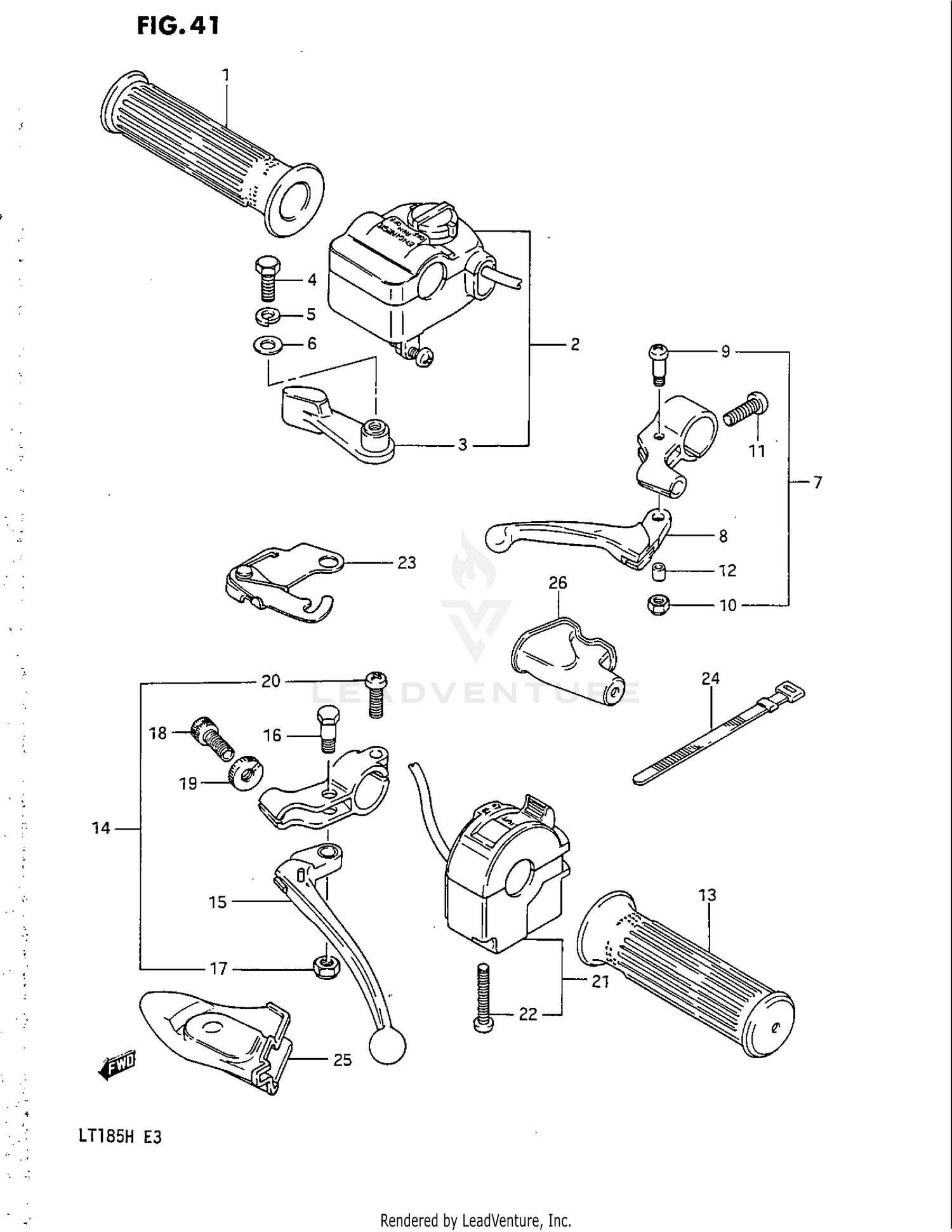 HANDLE SWITCH (MODEL E/F/G)