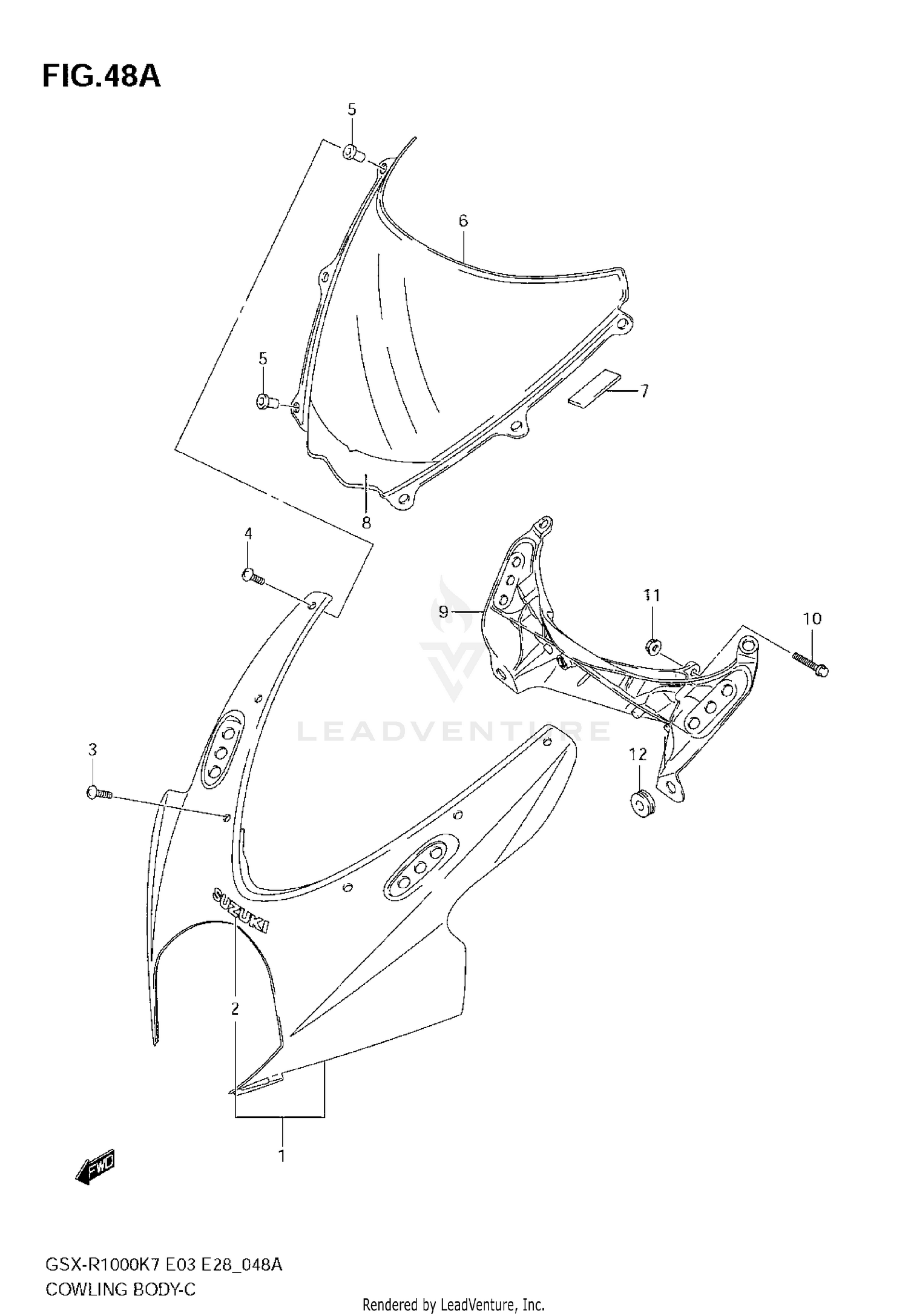 COWLING BODY (MODEL K8)