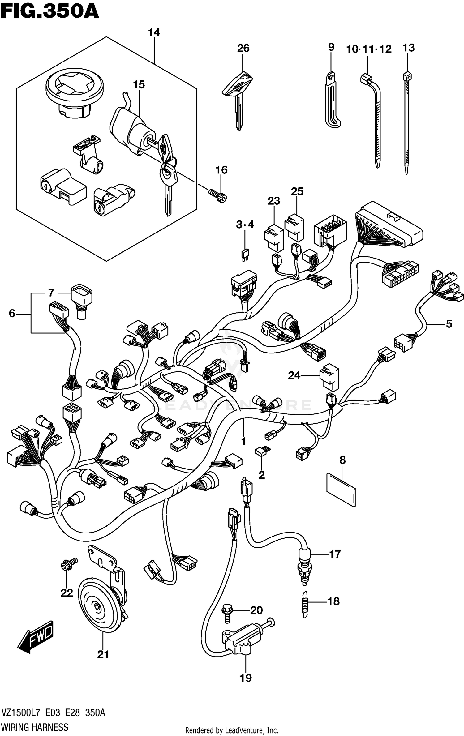 WIRING HARNESS (VZ1500L7 E03)