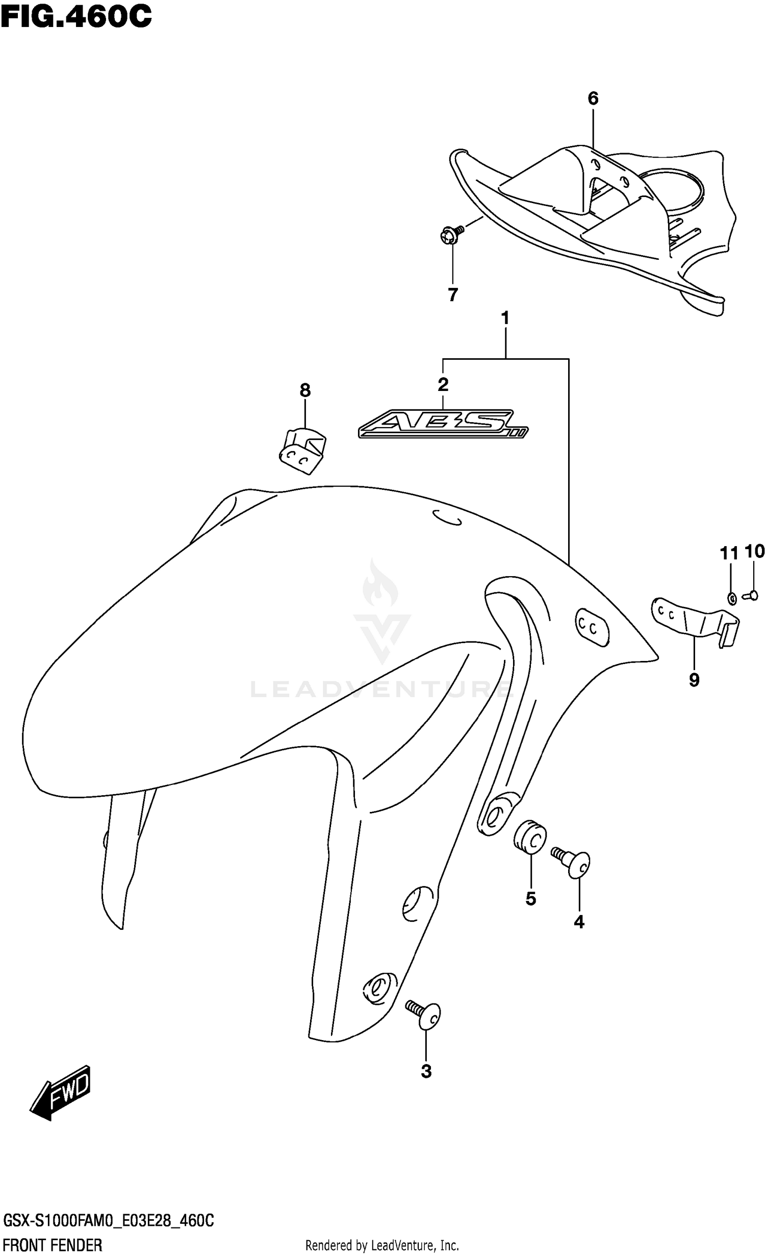 FRONT FENDER (E03,E33)
