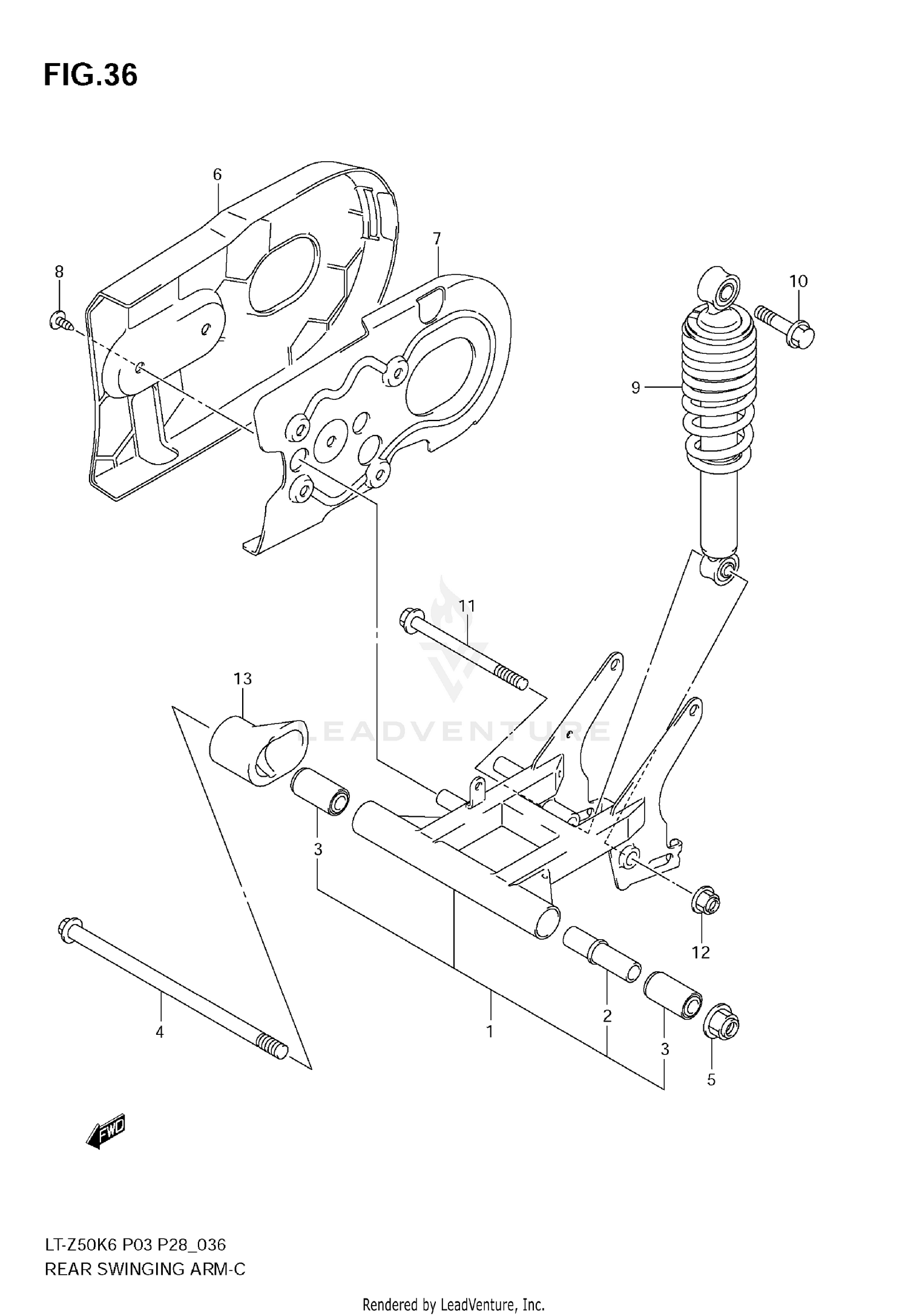 REAR SWINGINGARM