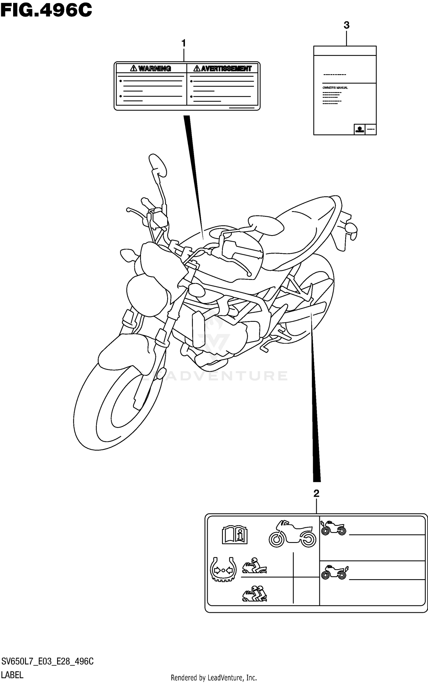 LABEL (SV650AL7 E28)