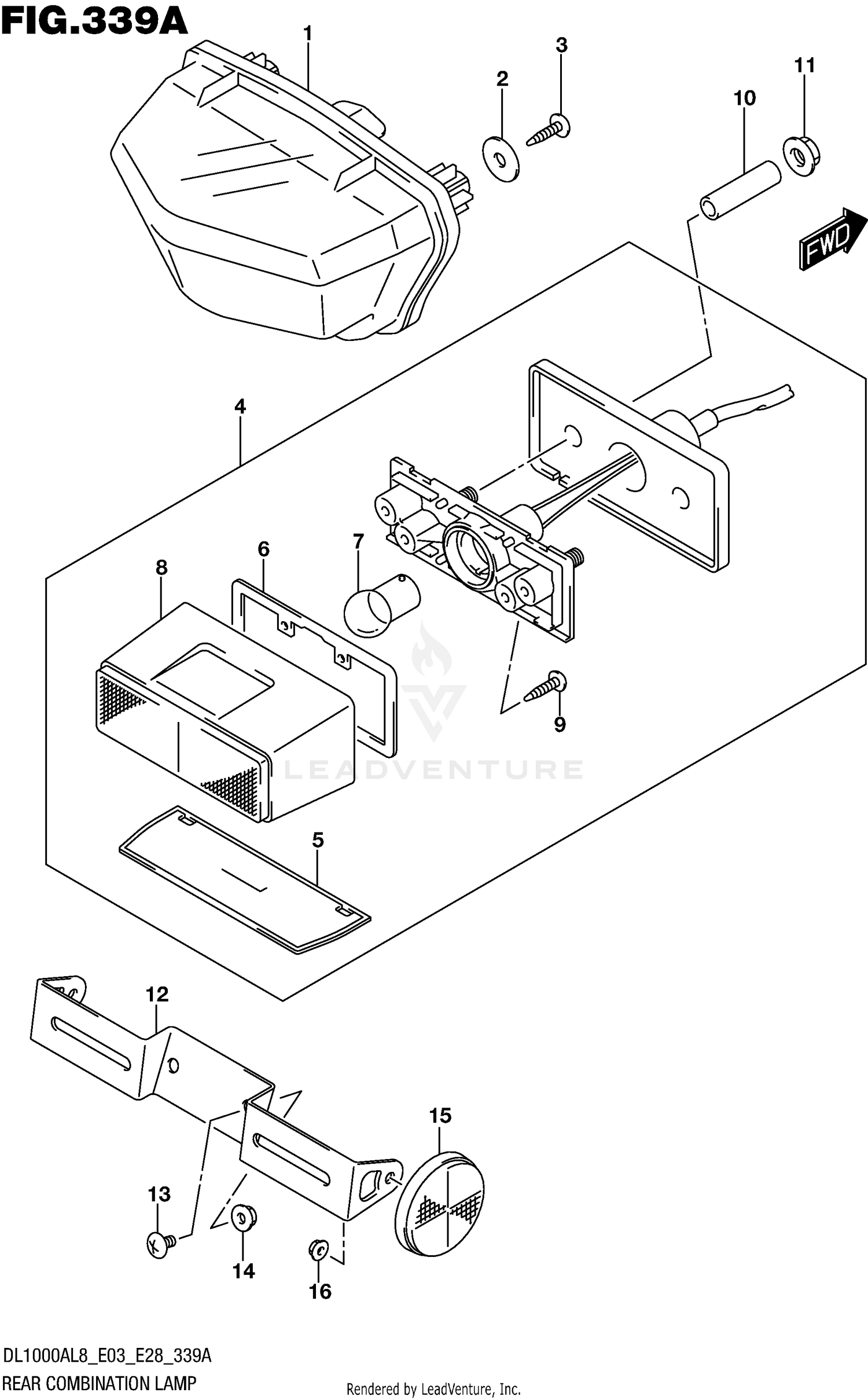 REAR COMBINATION LAMP