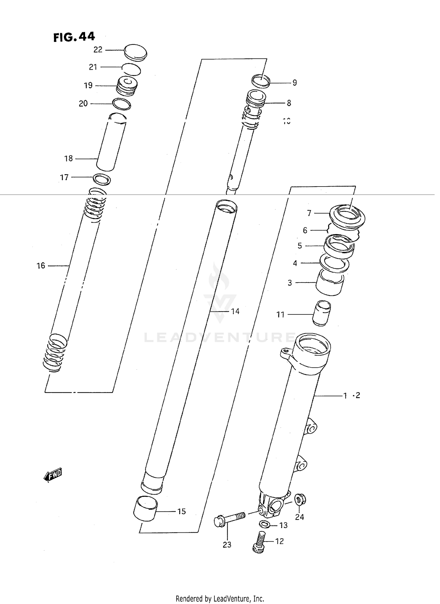 FRONT DAMPER (MODEL J)