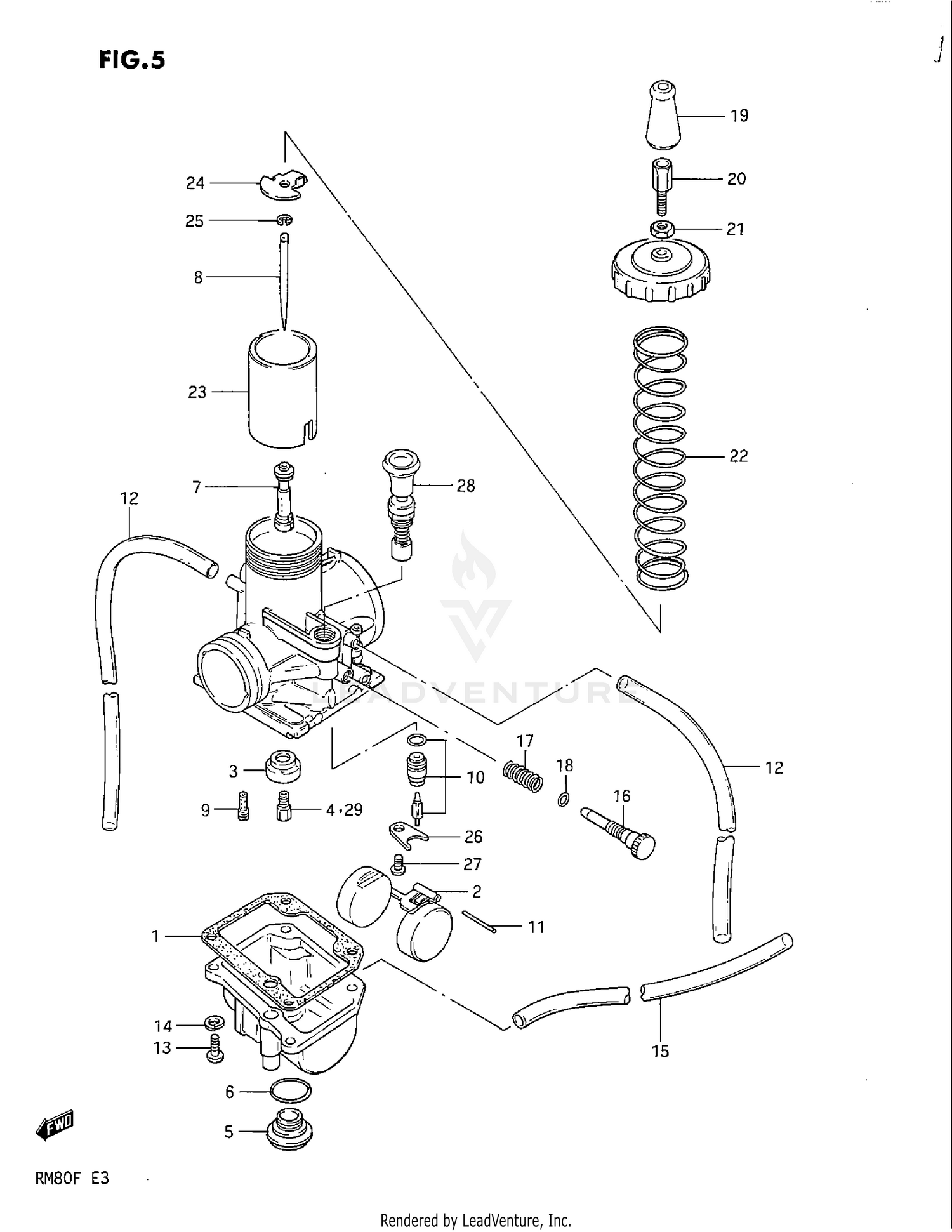 CARBURETOR (MODEL D)