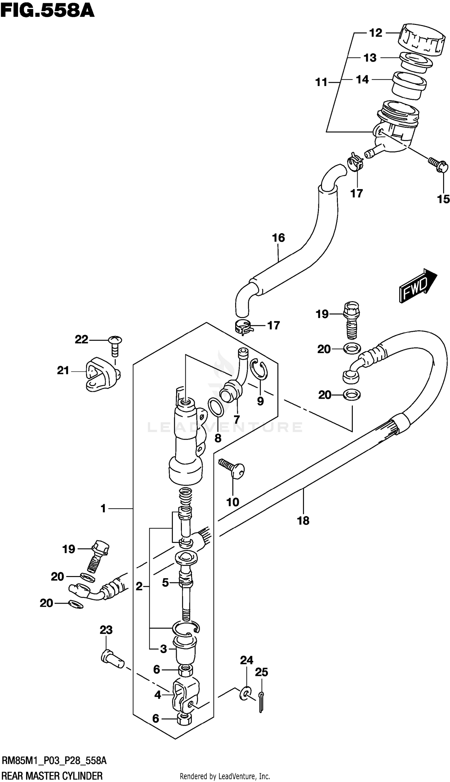 REAR MASTER CYLINDER