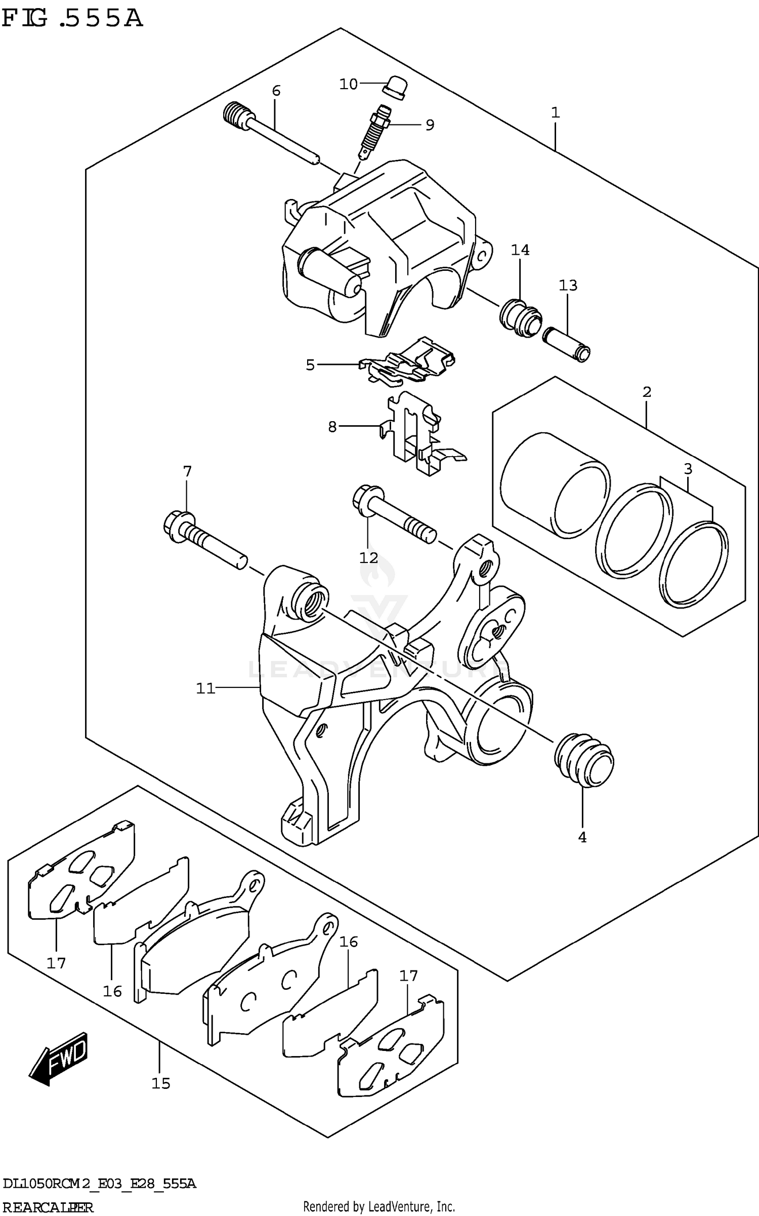 REAR CALIPER