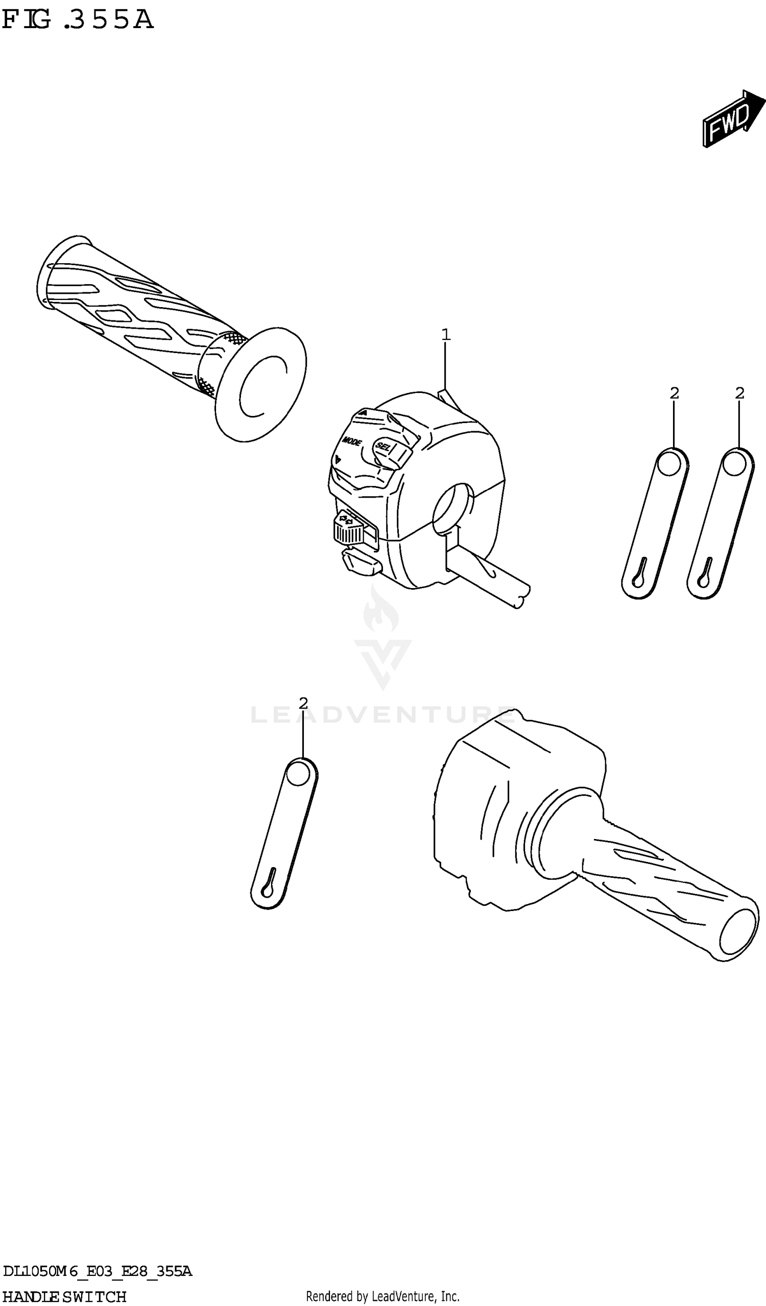 HANDLE SWITCH (DL1050RR)